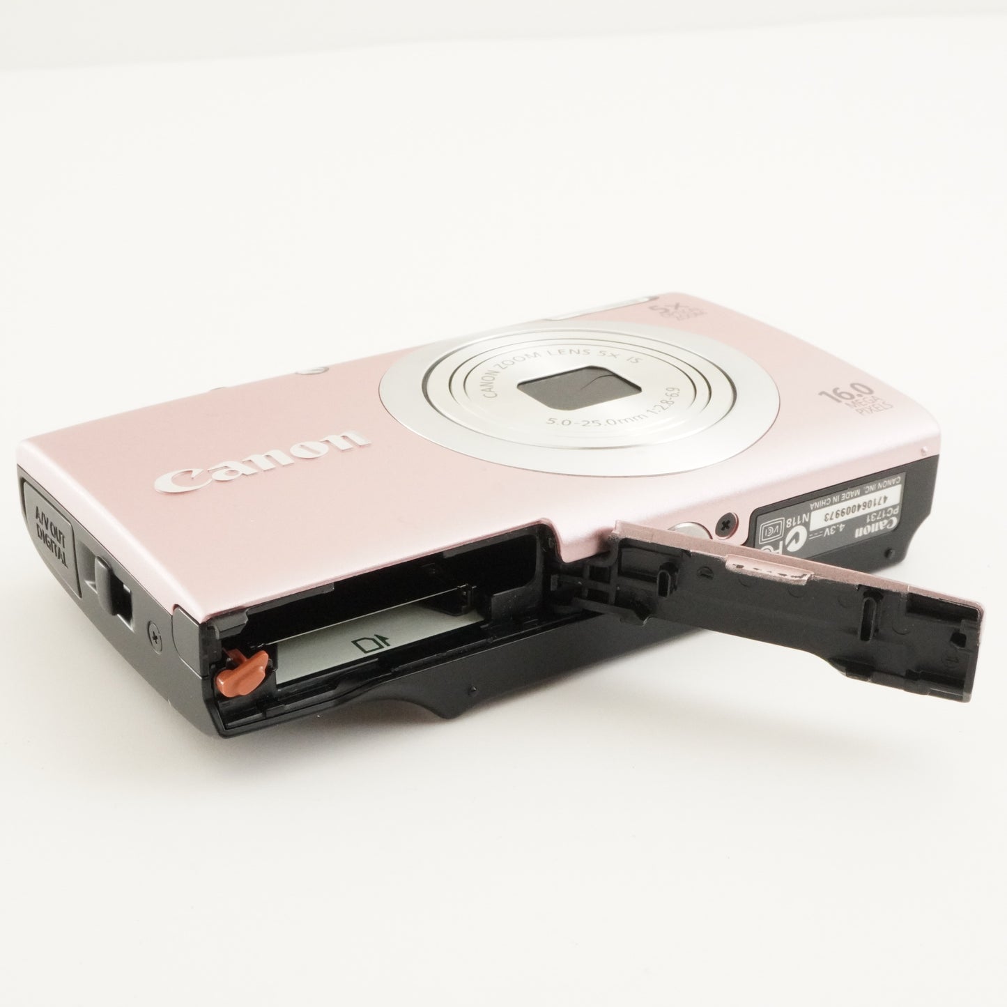 Canon PowerShot A2400 IS Pink With 4GB SDHC Card Digital Camera from Japan #8886