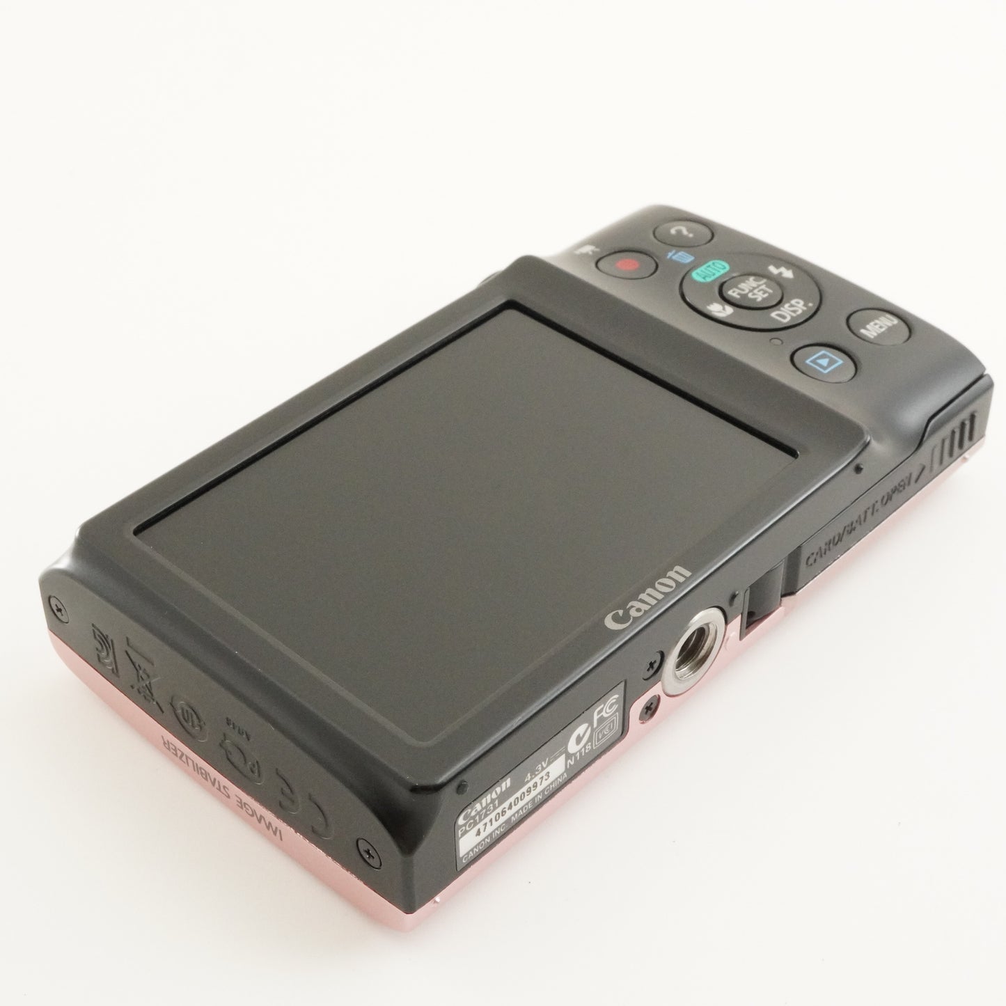 Canon PowerShot A2400 IS Pink With 4GB SDHC Card Digital Camera from Japan #8886