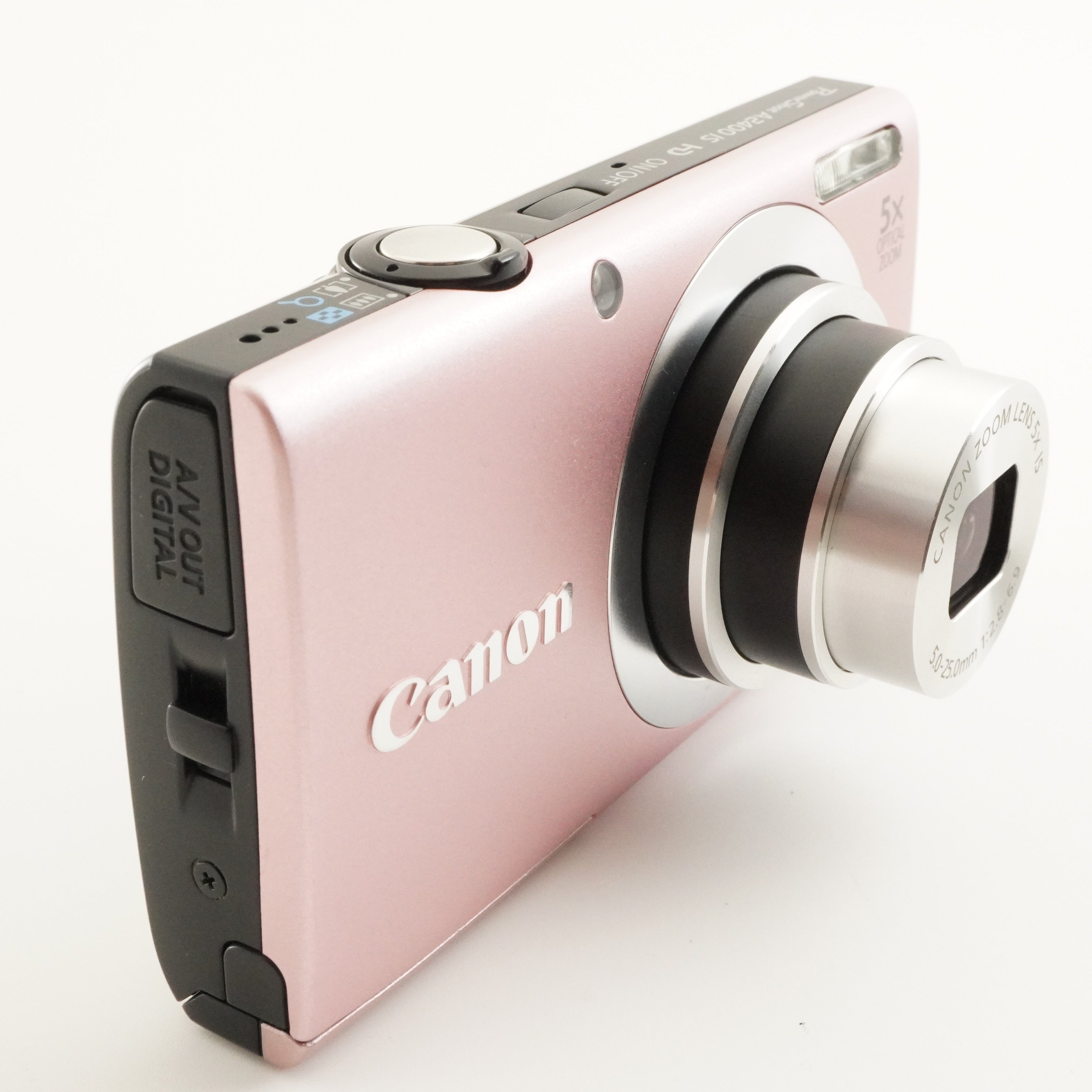 Canon PowerShot A2400 IS Pink With 4GB SDHC Card Digital Camera