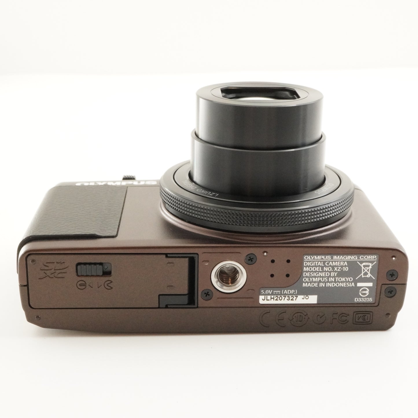 OLYMPUS STYLUS XZ-10 Brown With 4GB SDHC Card Digital Camera from Japan #8891