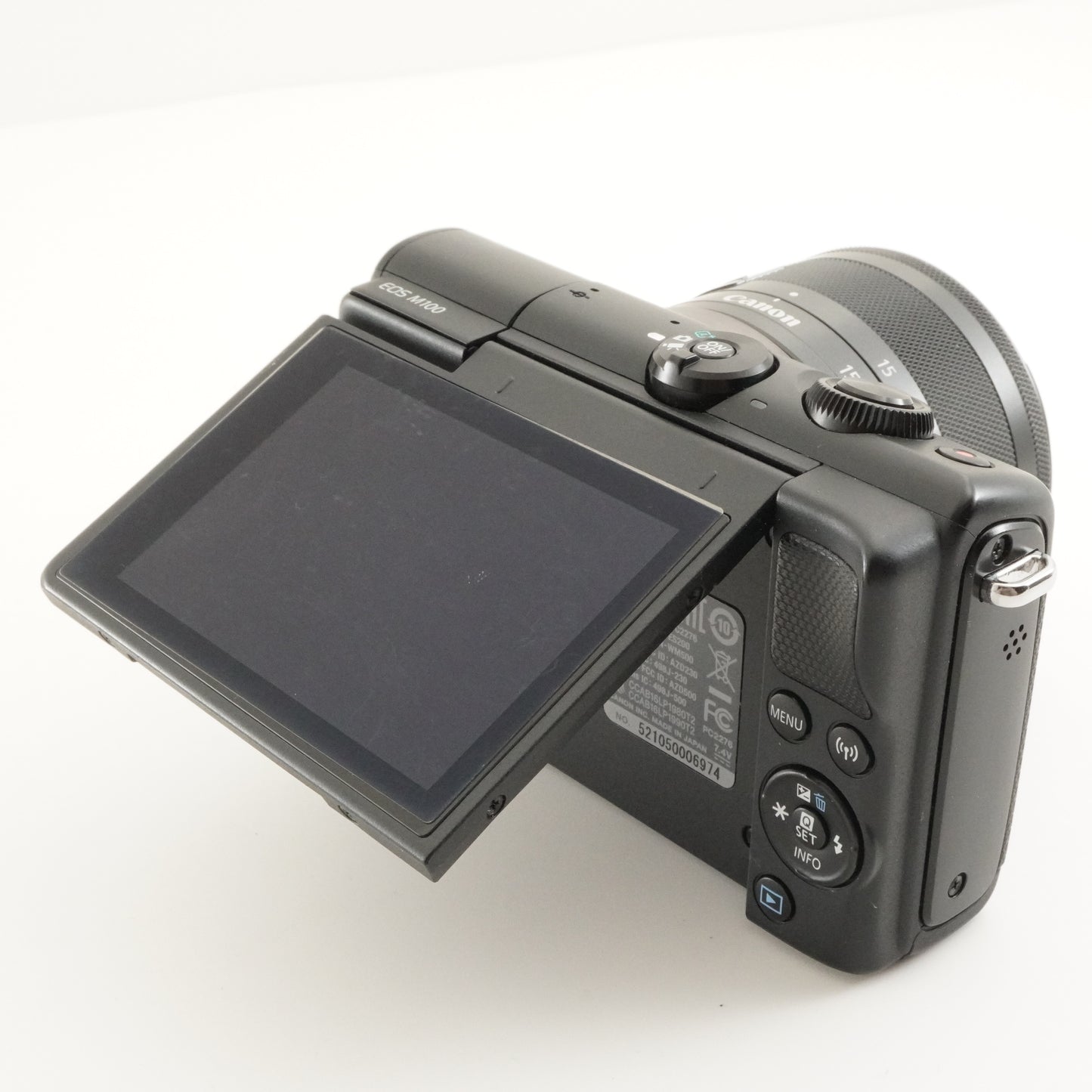 Canon EOS M100 Black + EF-M 15-45mm IS STM + 16GB SDHC Card from Japan #8907