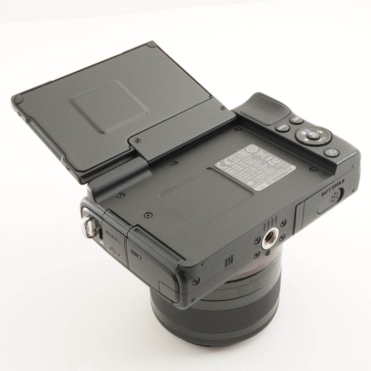 Canon EOS M100 Black + EF-M 15-45mm IS STM + 16GB SDHC Card from Japan #8907