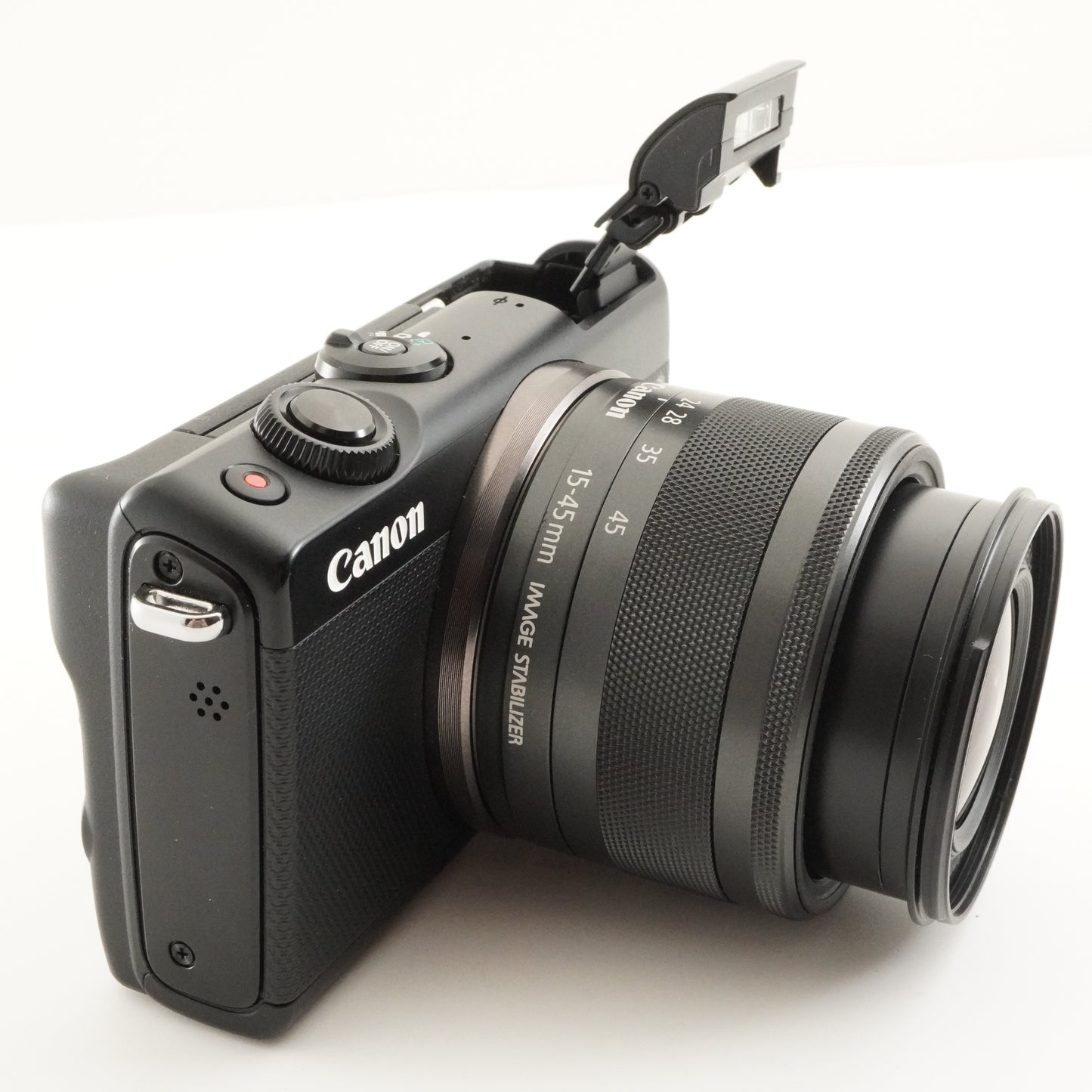 Canon EOS M100 Black + EF-M 15-45mm IS STM + 16GB SDHC Card from Japan #8907