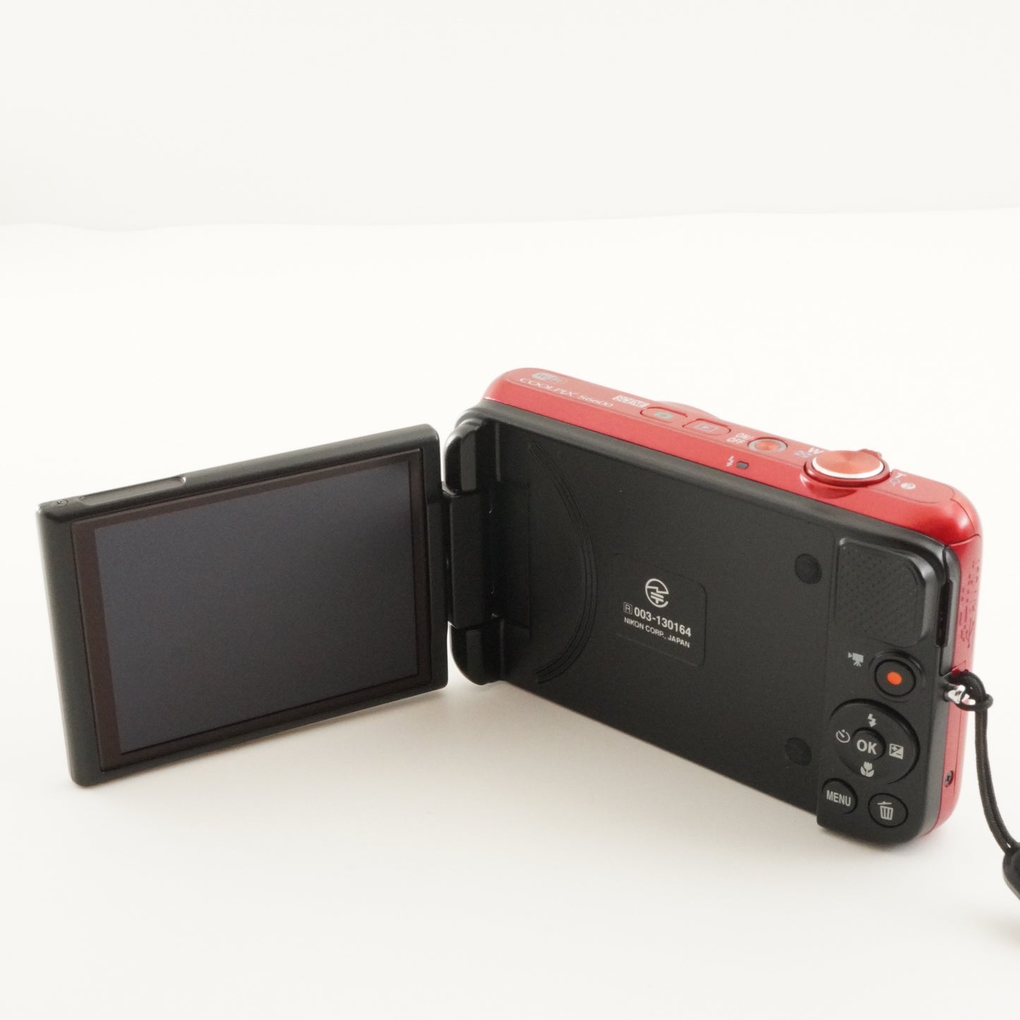 Nikon COOLPIX S6600 Red With 4GB SDHC Card Digital Camera from Japan #8929