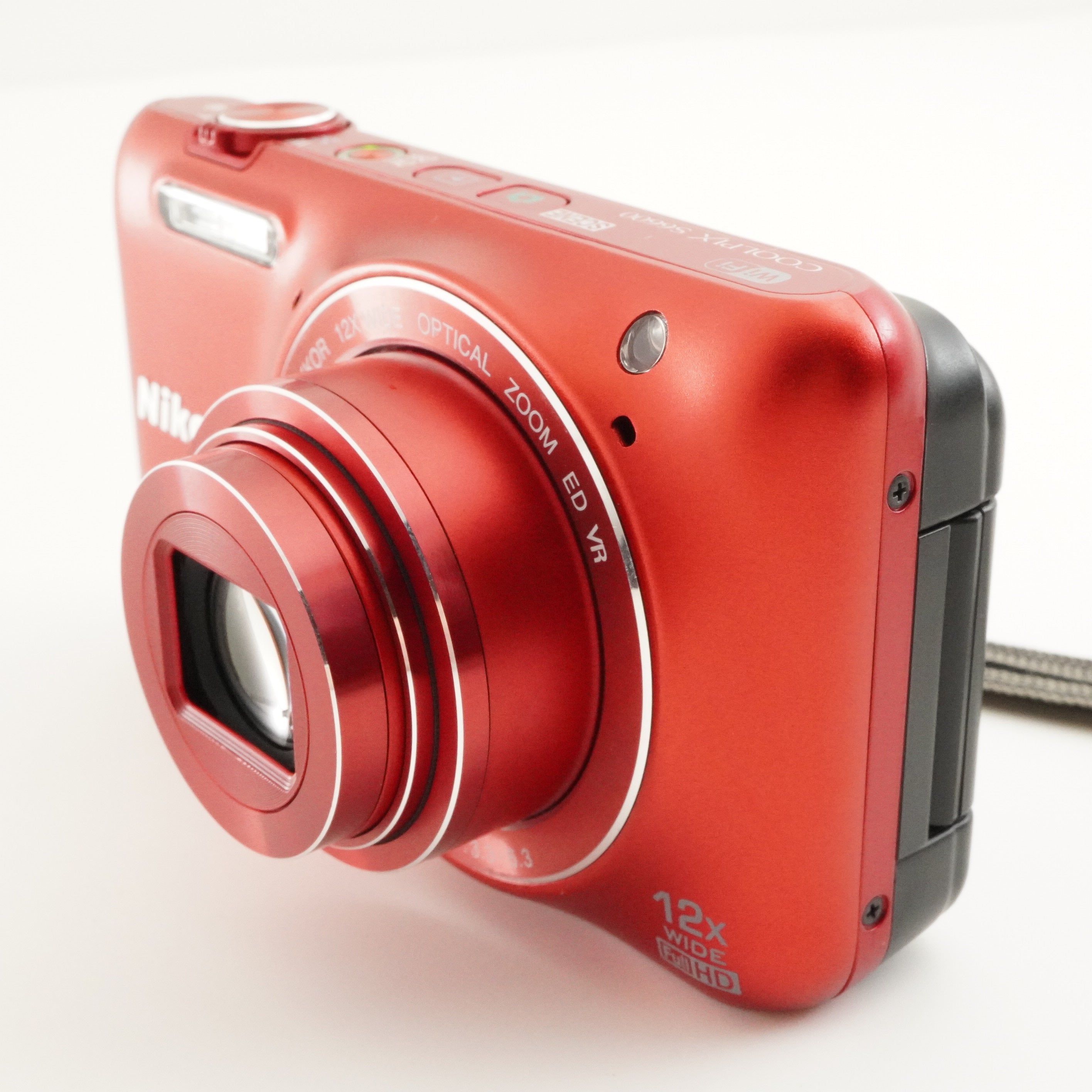 Nikon COOLPIX S6600 Red With 4GB SDHC Card Digital Camera from