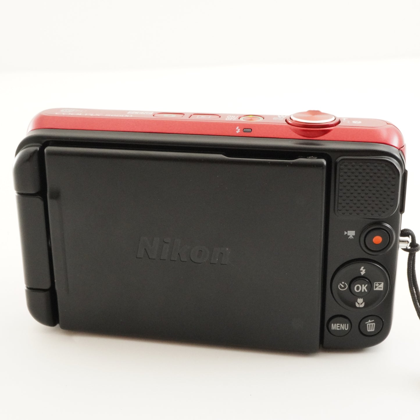 Nikon COOLPIX S6600 Red With 4GB SDHC Card Digital Camera from Japan #8929