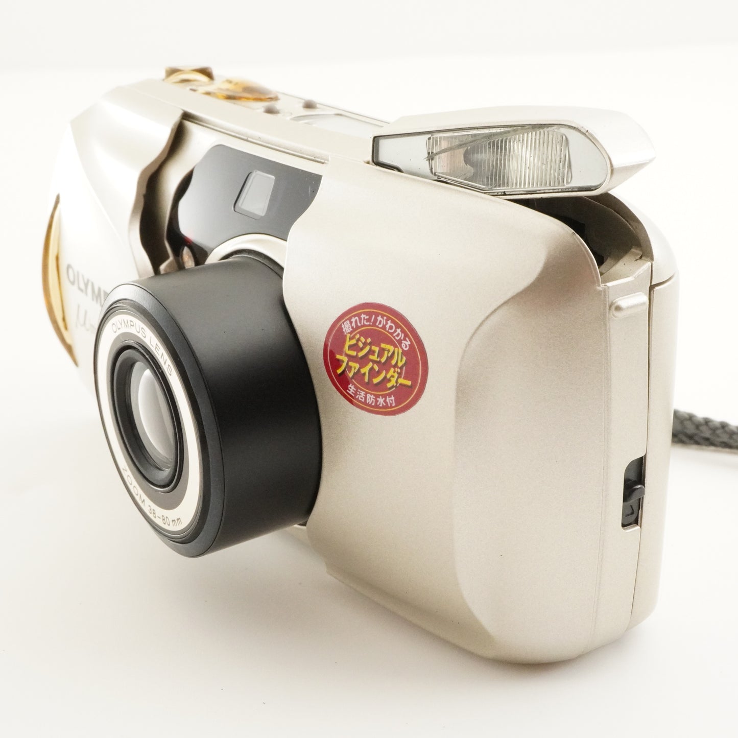 OLYMPUS mju II 80 VF In Box Point & Shoot Film Camera from Japan #8934