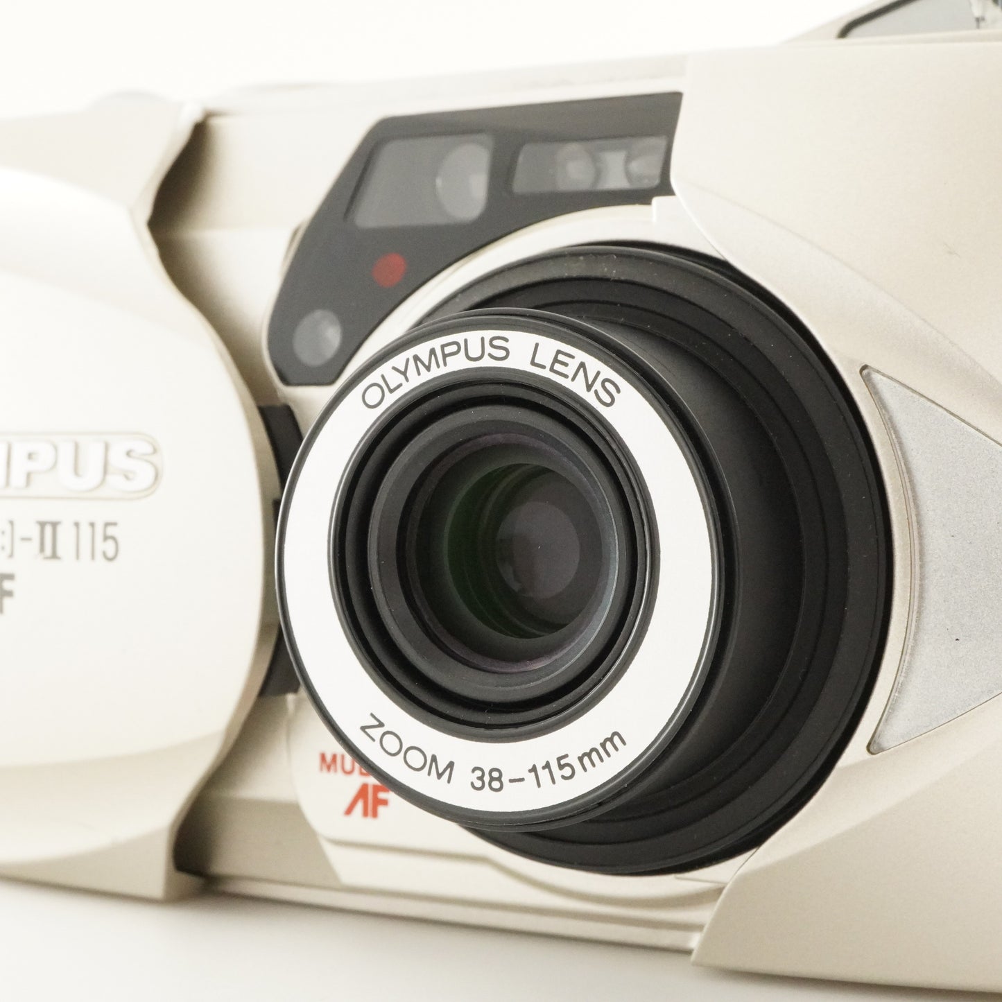 OLYMPUS mju II 115 VF + RC200 Point & Shoot Film Camera from Japan #8939