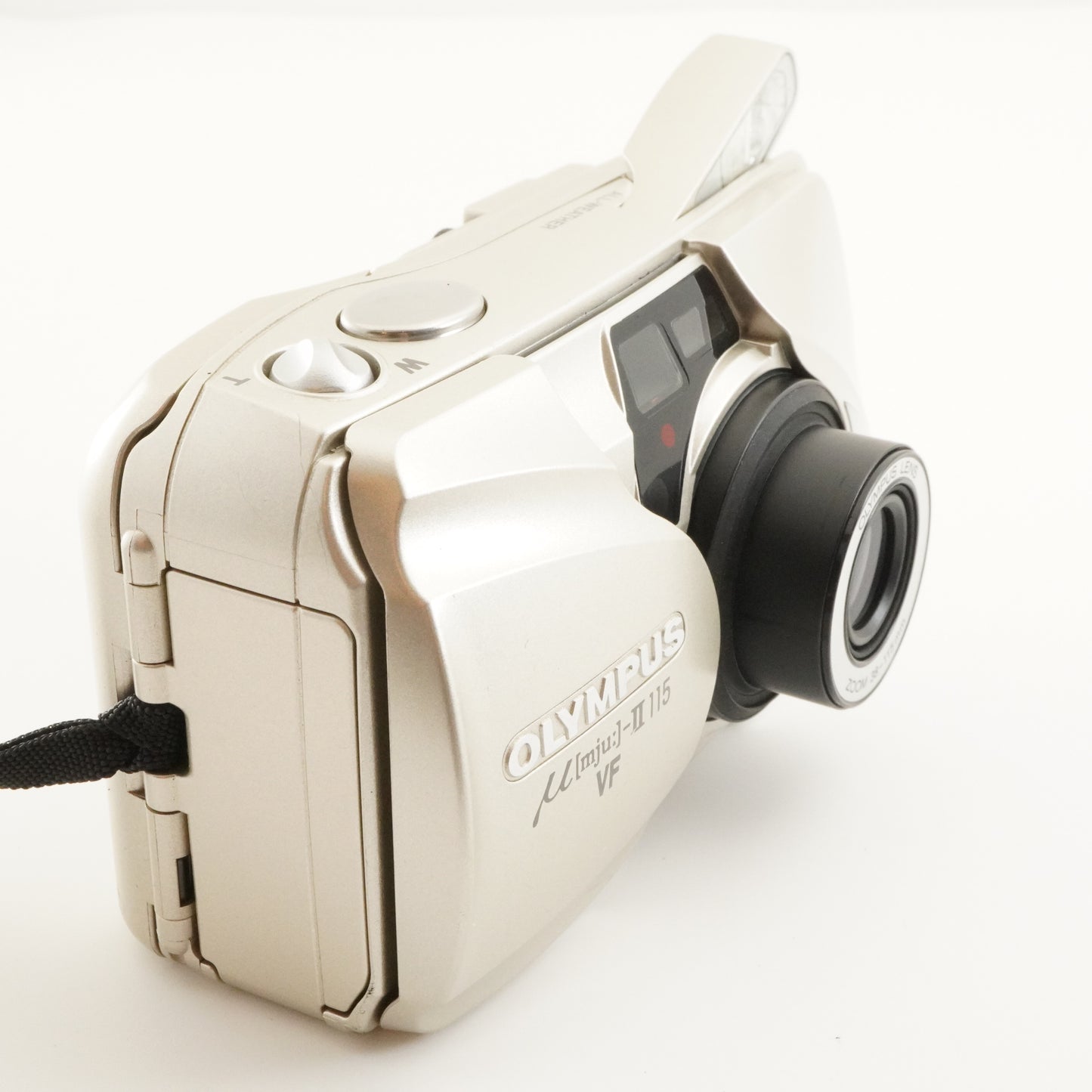 OLYMPUS mju II 115 VF + RC200 Point & Shoot Film Camera from Japan #8939