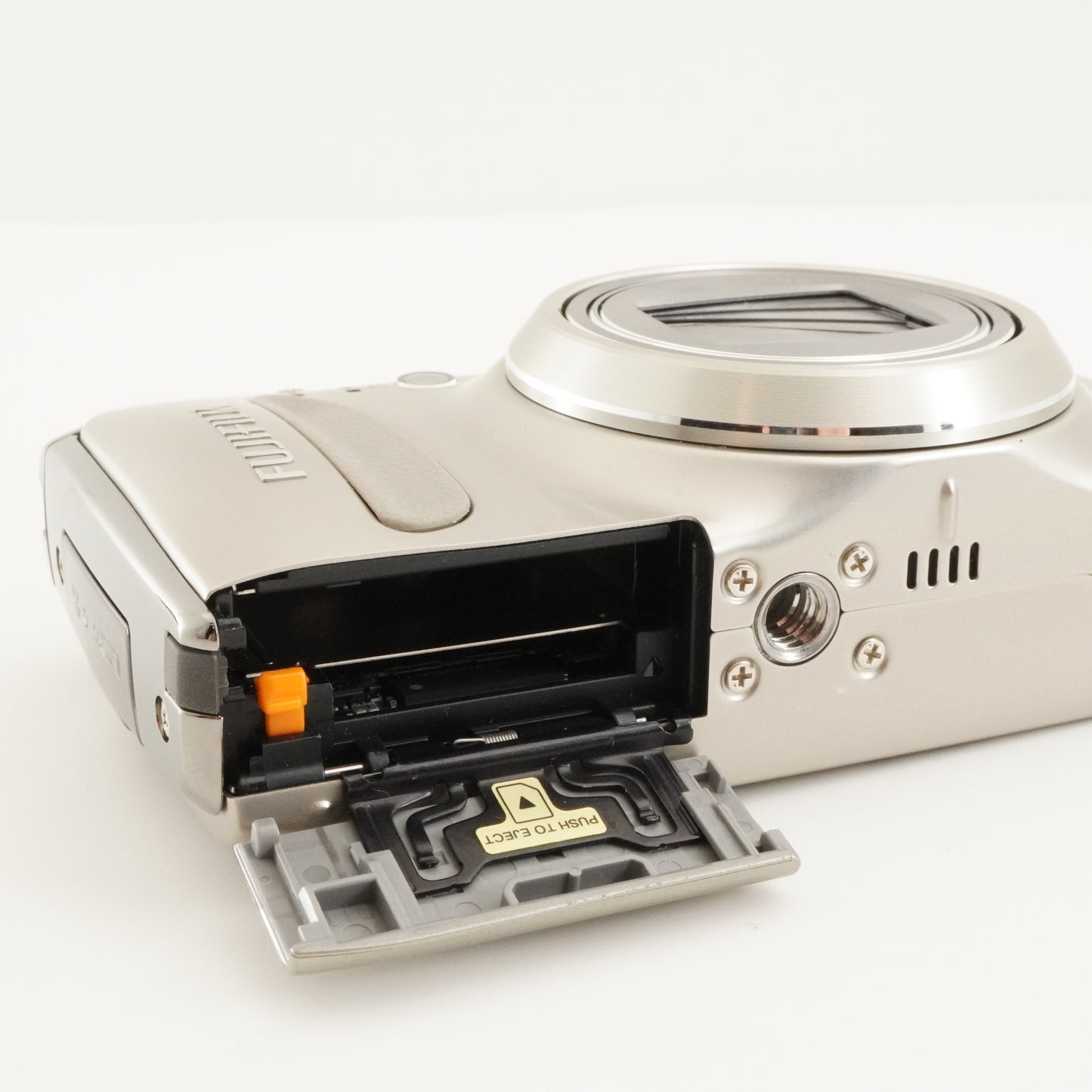 FUJIFILM FINEPIX F600 EXR Gold In Box + 4GB SDHC Card from Japan #8979