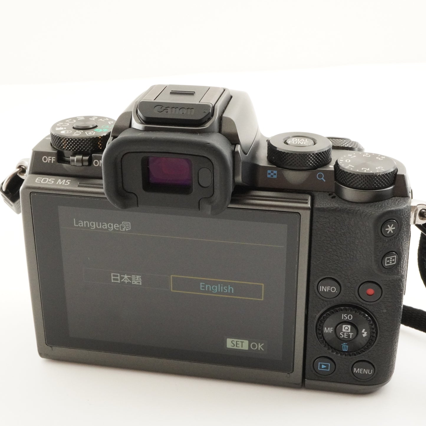 Canon EOS M5 Black + EF-M 15-45mm IS STM + 8GB SDHC Card from Japan #9010