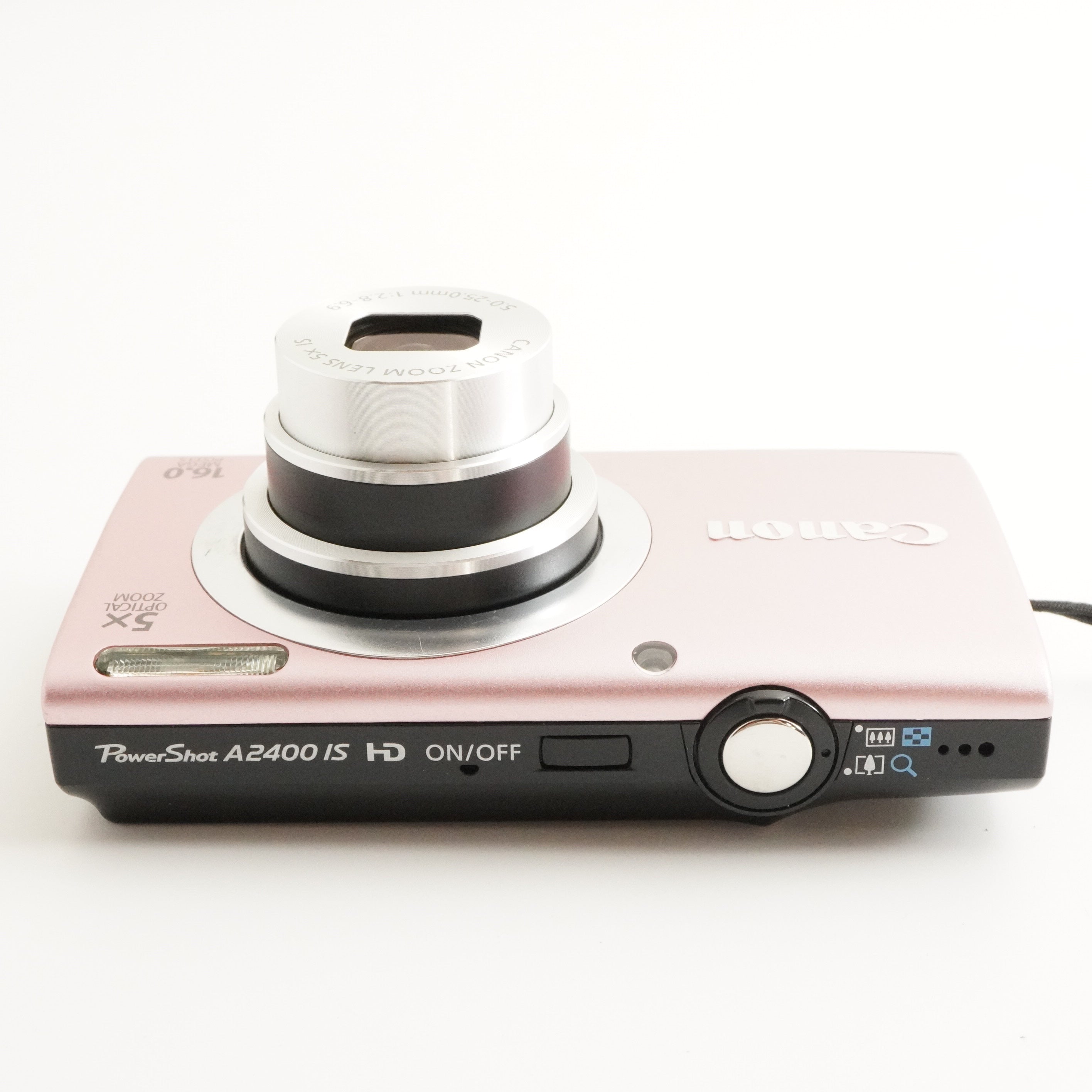 Canon PowerShot A2400 IS Pink In Box +4GB SDCard Digital Camera