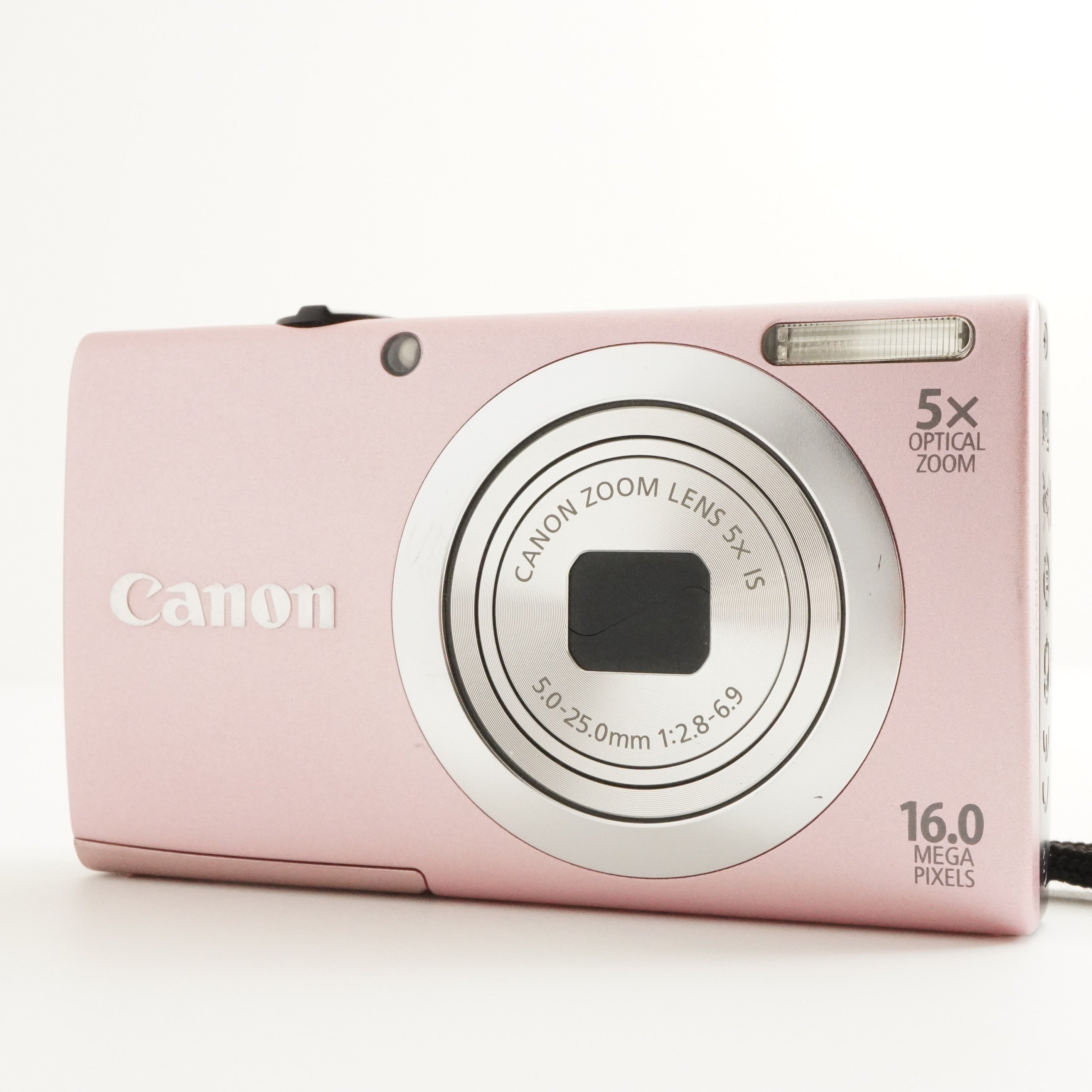 Canon PowerShot A2400 IS Pink In Box +4GB SDCard Digital Camera