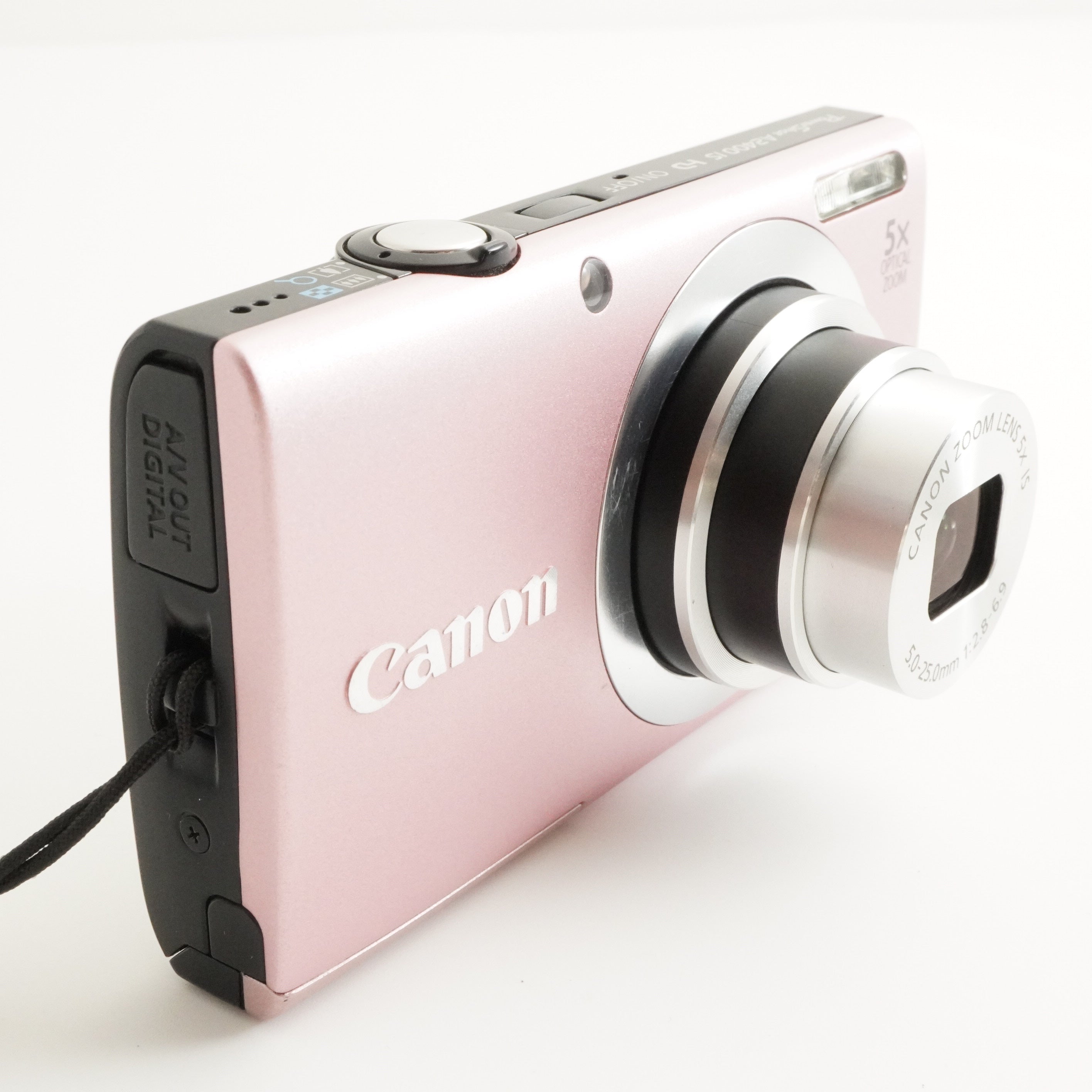 Canon PowerShot A2400 IS Pink In Box +4GB SDCard Digital Camera