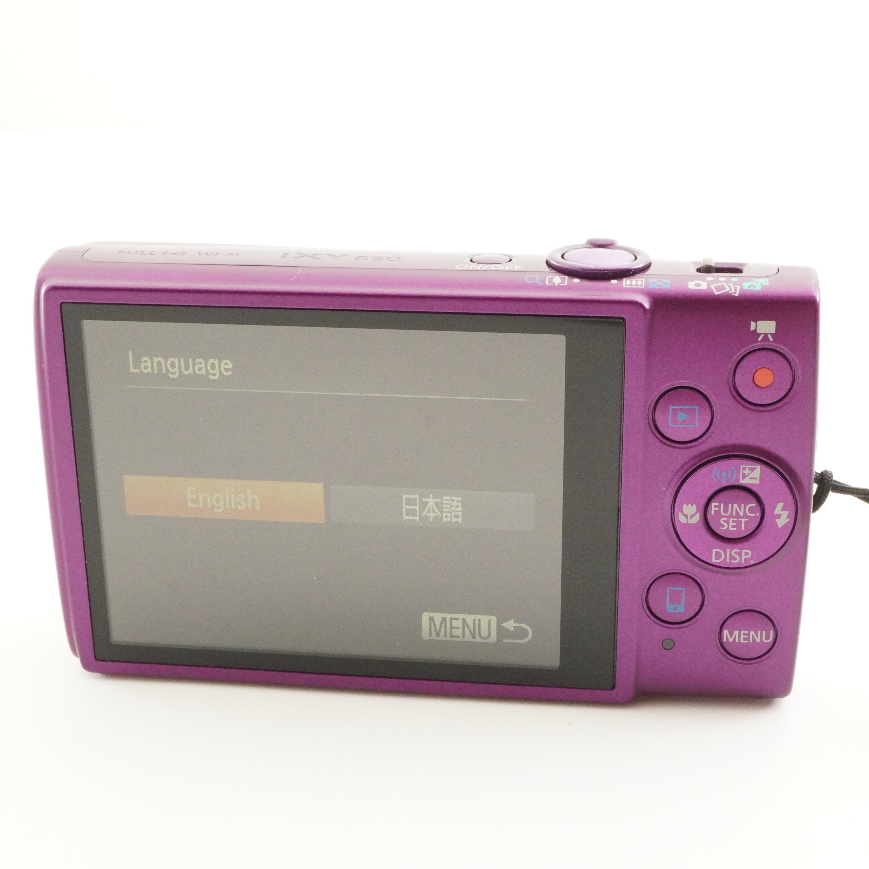 Canon IXY 630 Purple With 4GB SDHC Card Digital Camera from Japan