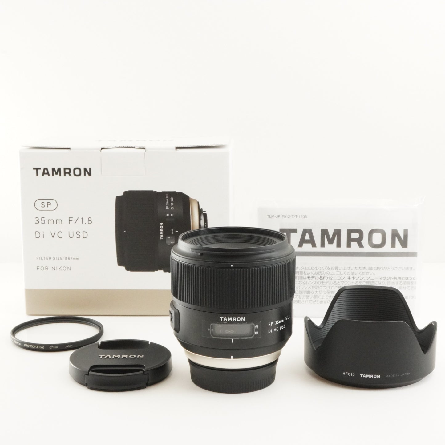 TAMRON SP 35mm F1.8 Di VC USD F012 For Nikon In Box AF Lens from Japan #9073