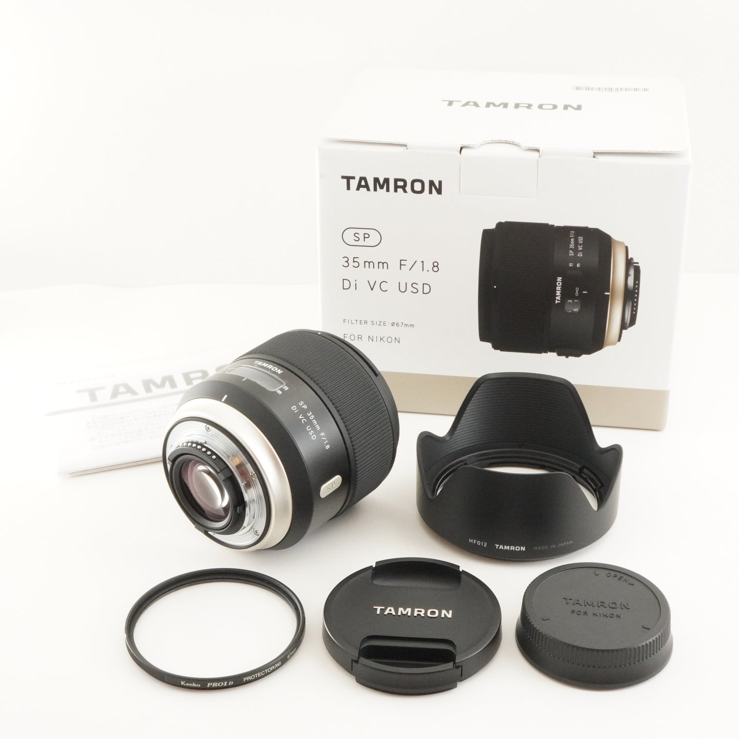 TAMRON SP 35mm F1.8 Di VC USD F012 For Nikon In Box AF Lens from Japan #9073