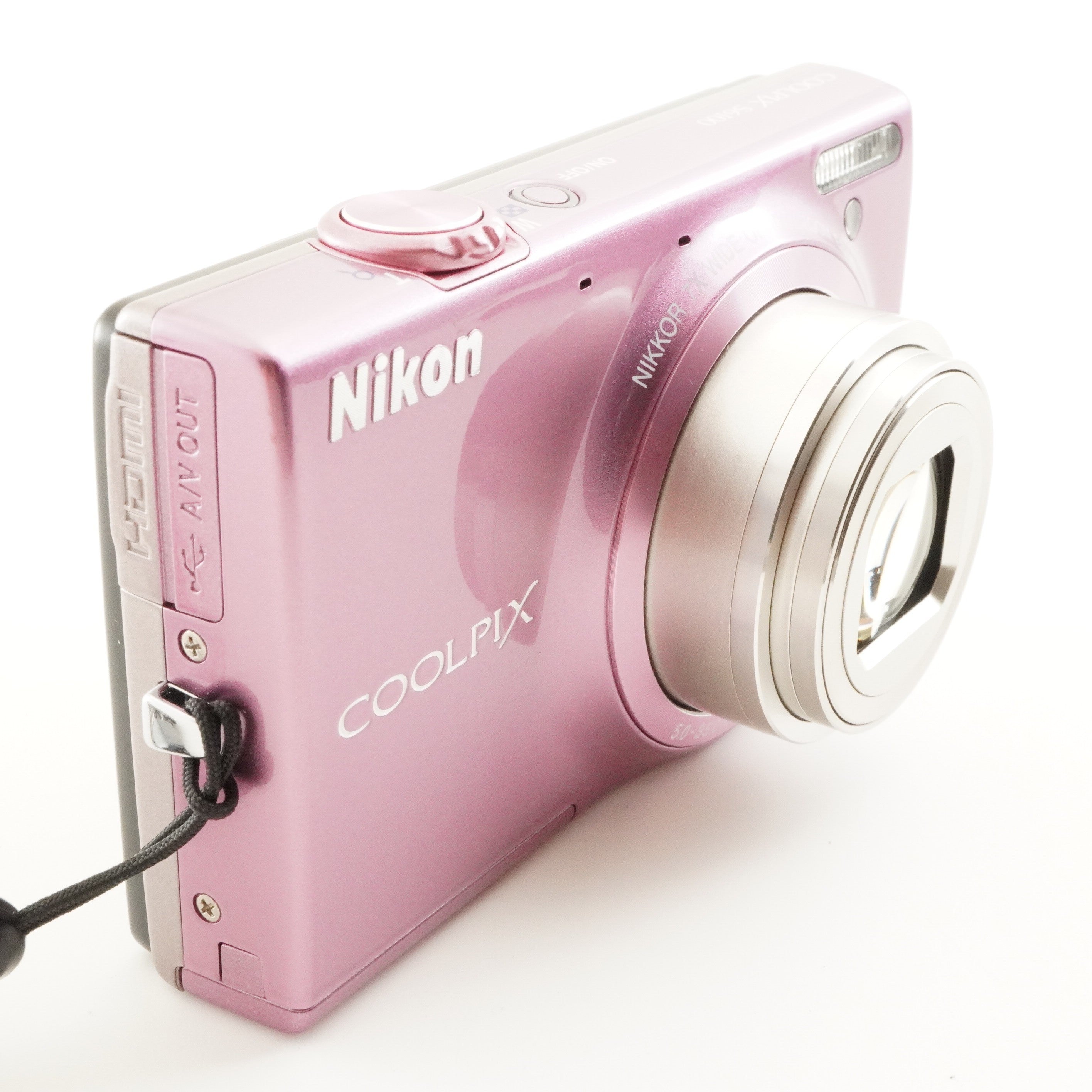 Nikon COOLPIX S6100 Pink With 4GB SDHC Card Digital Camera from