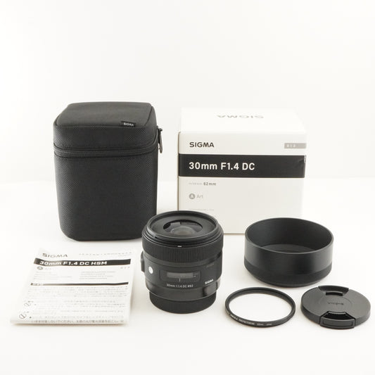 SIGMA 30mm F1.4 DC Art For Canon In Box AF Prime Lens from Japan #9119