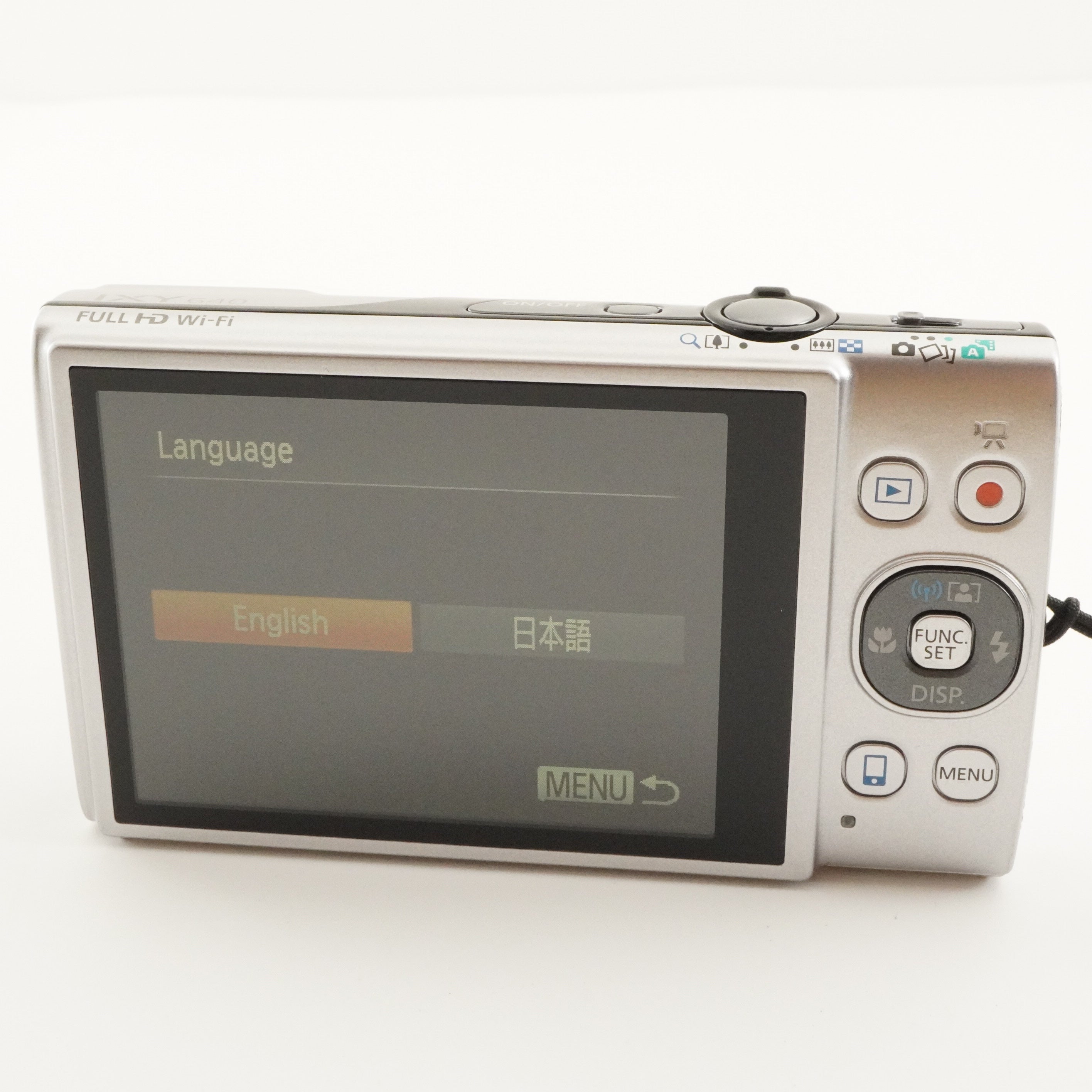 Canon IXY 640 Silver In Box + 4GB SDHC Card Digital Camera from