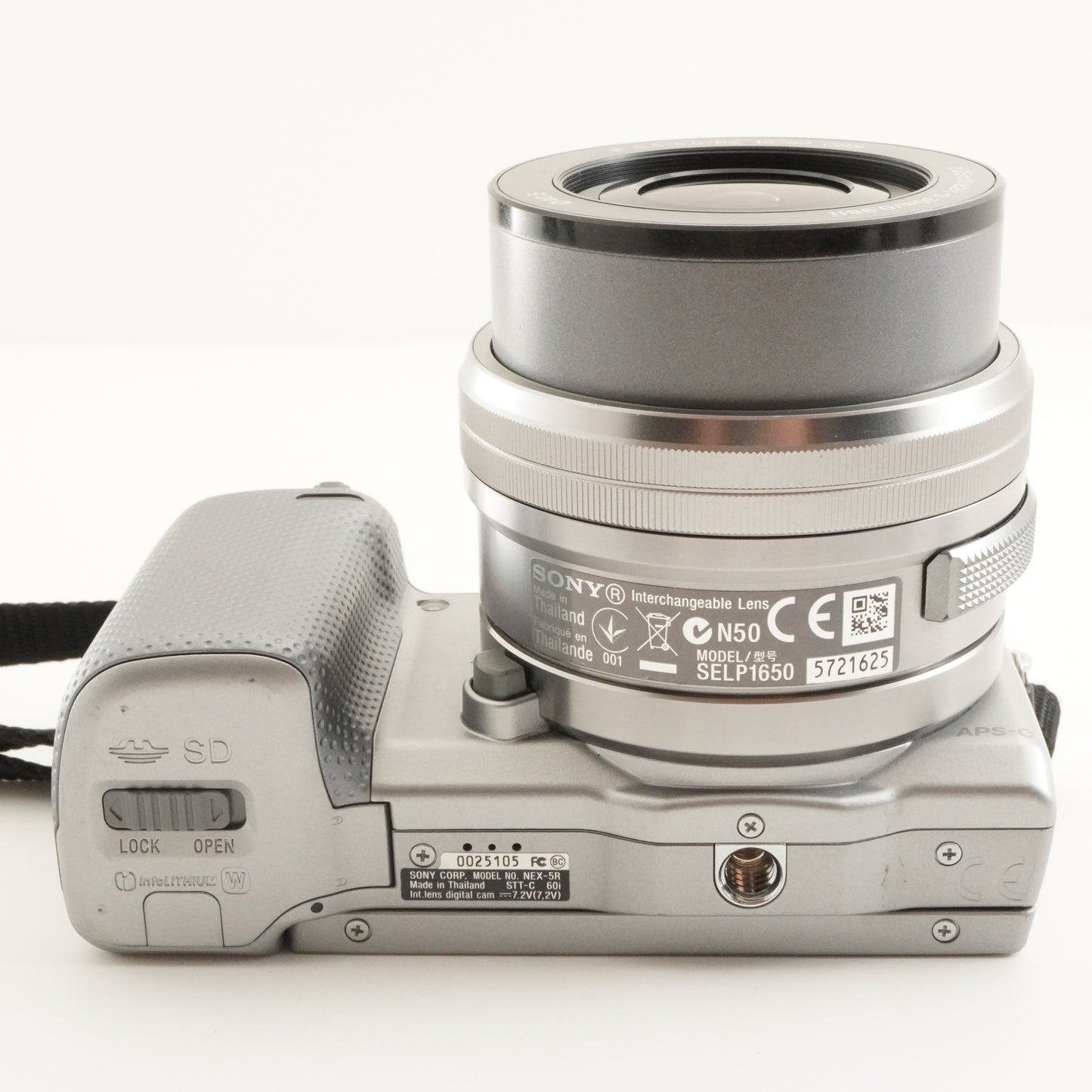 [12,391 Shots] SONY alpha NEX-5R Silver + E PZ 16-50mm + 8GB SD from Japan #9276