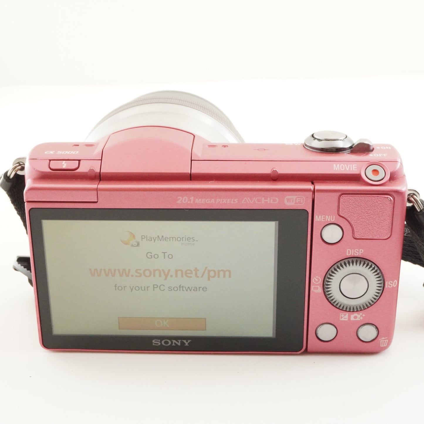 [2,652 Shots] SONY a5000 Pink +E PZ 16-50mm +4GBSD ILCE-5000 from Japan #9408