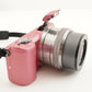[2,652 Shots] SONY a5000 Pink +E PZ 16-50mm +4GBSD ILCE-5000 from Japan #9408