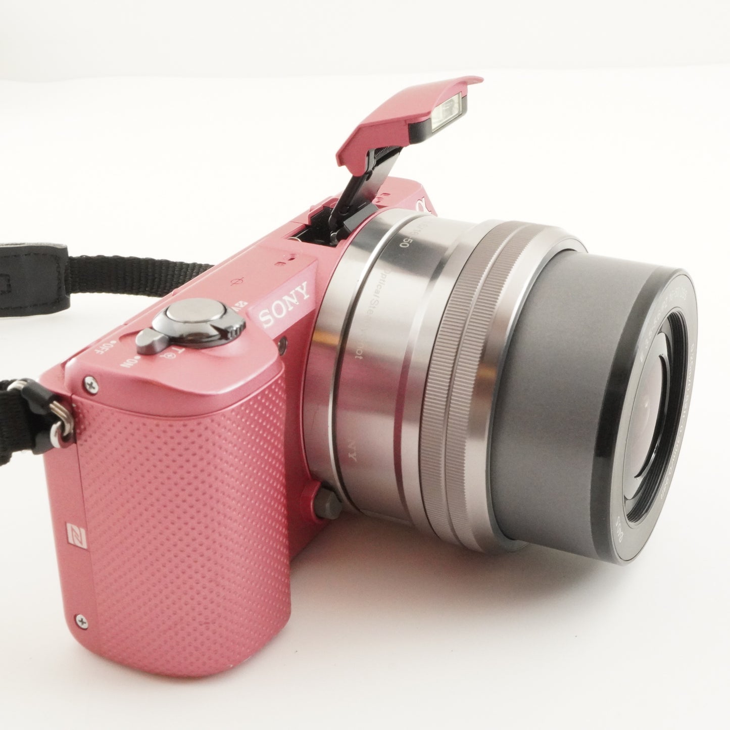 [2,652 Shots] SONY a5000 Pink +E PZ 16-50mm +4GBSD ILCE-5000 from Japan #9408
