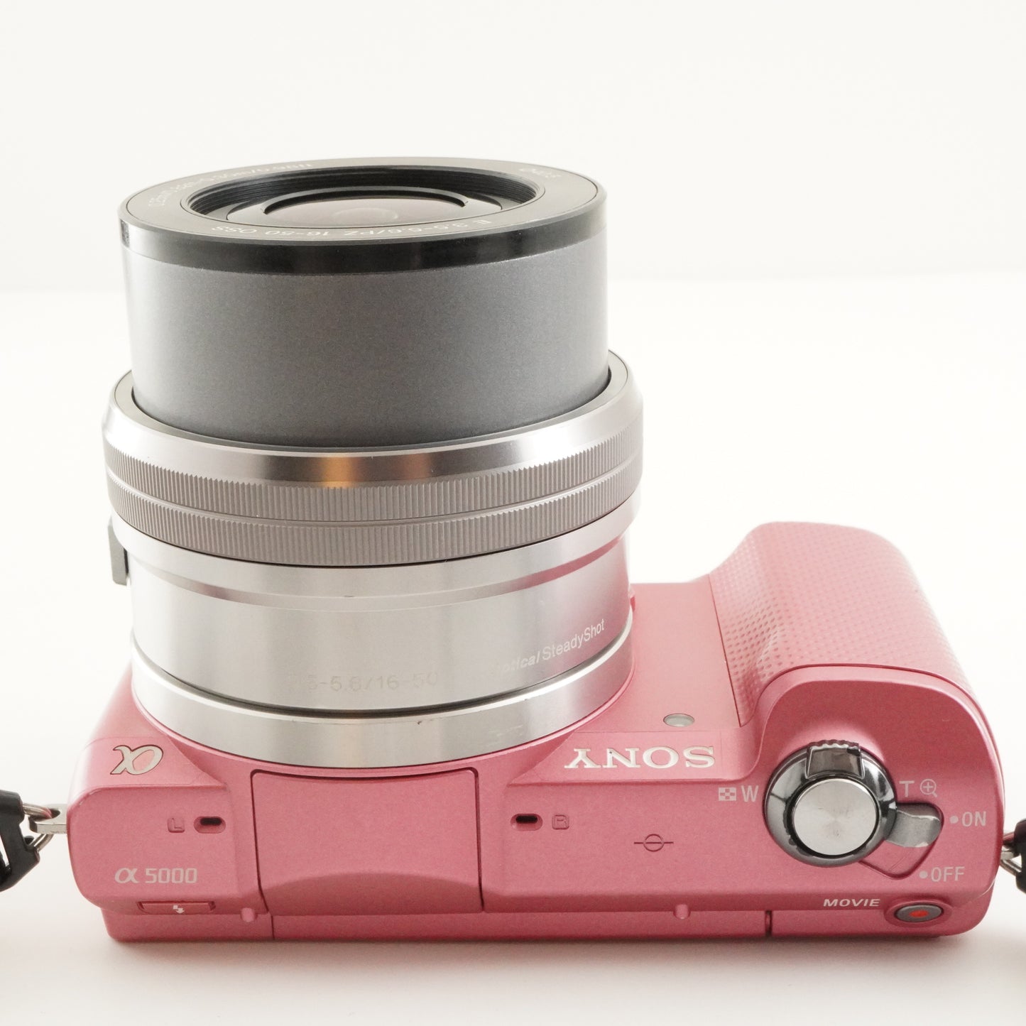 [2,652 Shots] SONY a5000 Pink +E PZ 16-50mm +4GBSD ILCE-5000 from Japan #9408