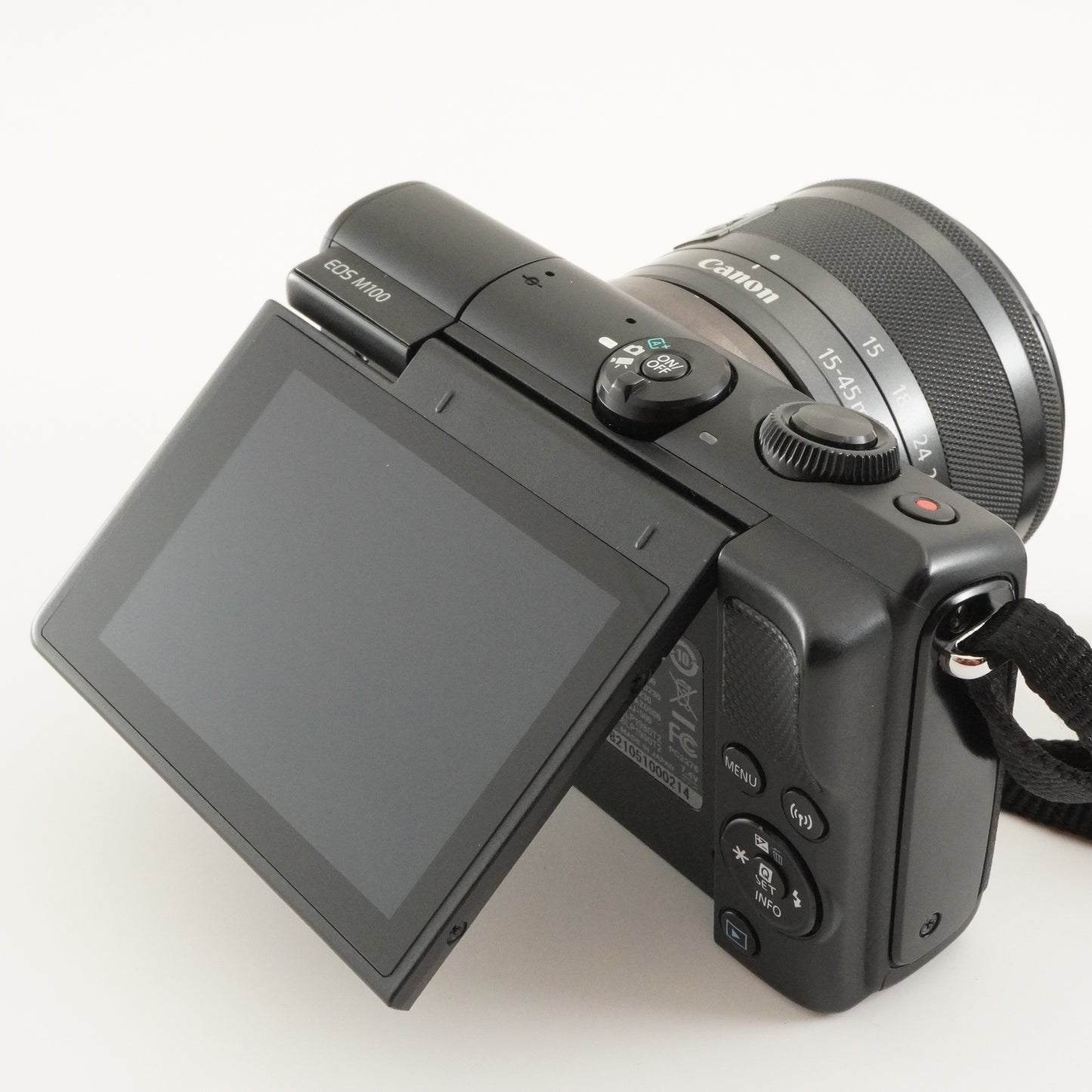 Canon EOS M100 Black In Box + EF-M 15-45mm F3.5-6.3 IS STM from Japan #9475