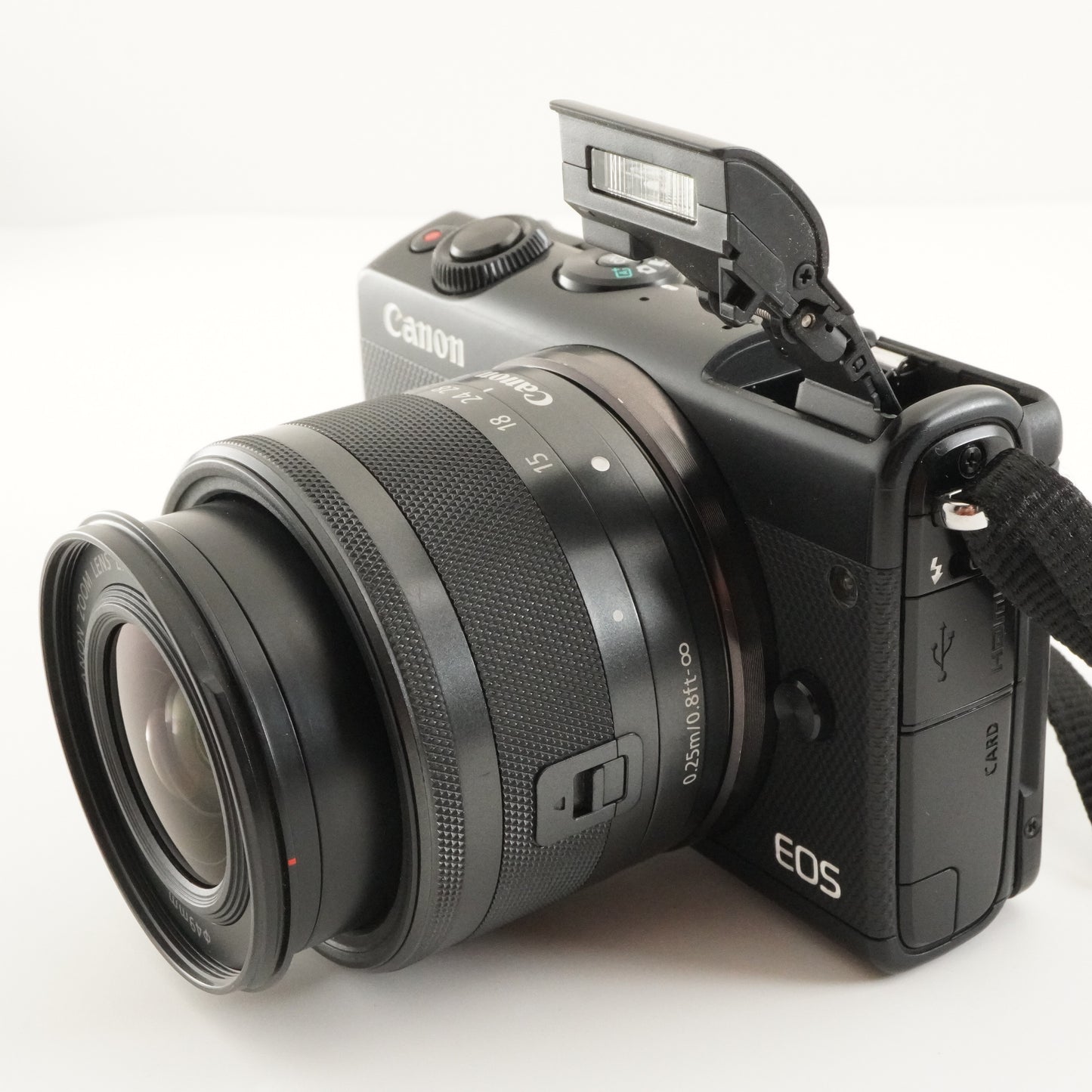 Canon EOS M100 Black In Box + EF-M 15-45mm F3.5-6.3 IS STM from Japan #9475