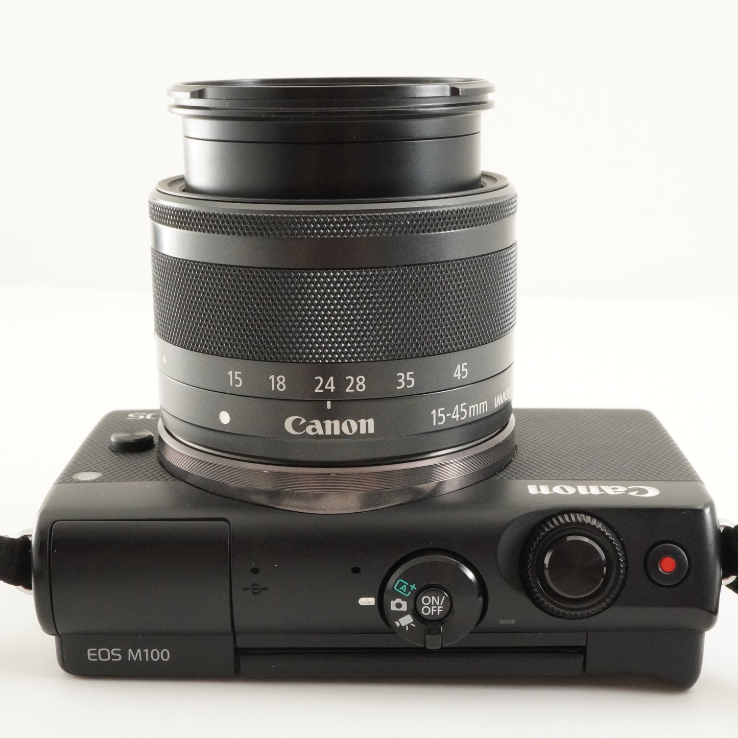 Canon EOS M100 Black In Box + EF-M 15-45mm F3.5-6.3 IS STM from Japan #9475