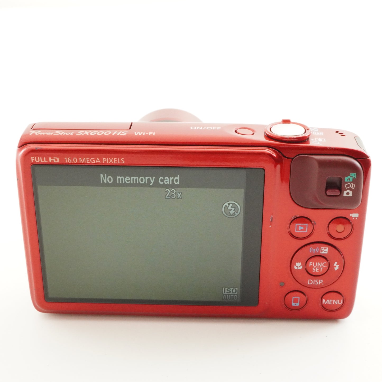 Canon PowerShot SX600 HS Red + 4GB SDHC Card Digital Camera from Japan #9535