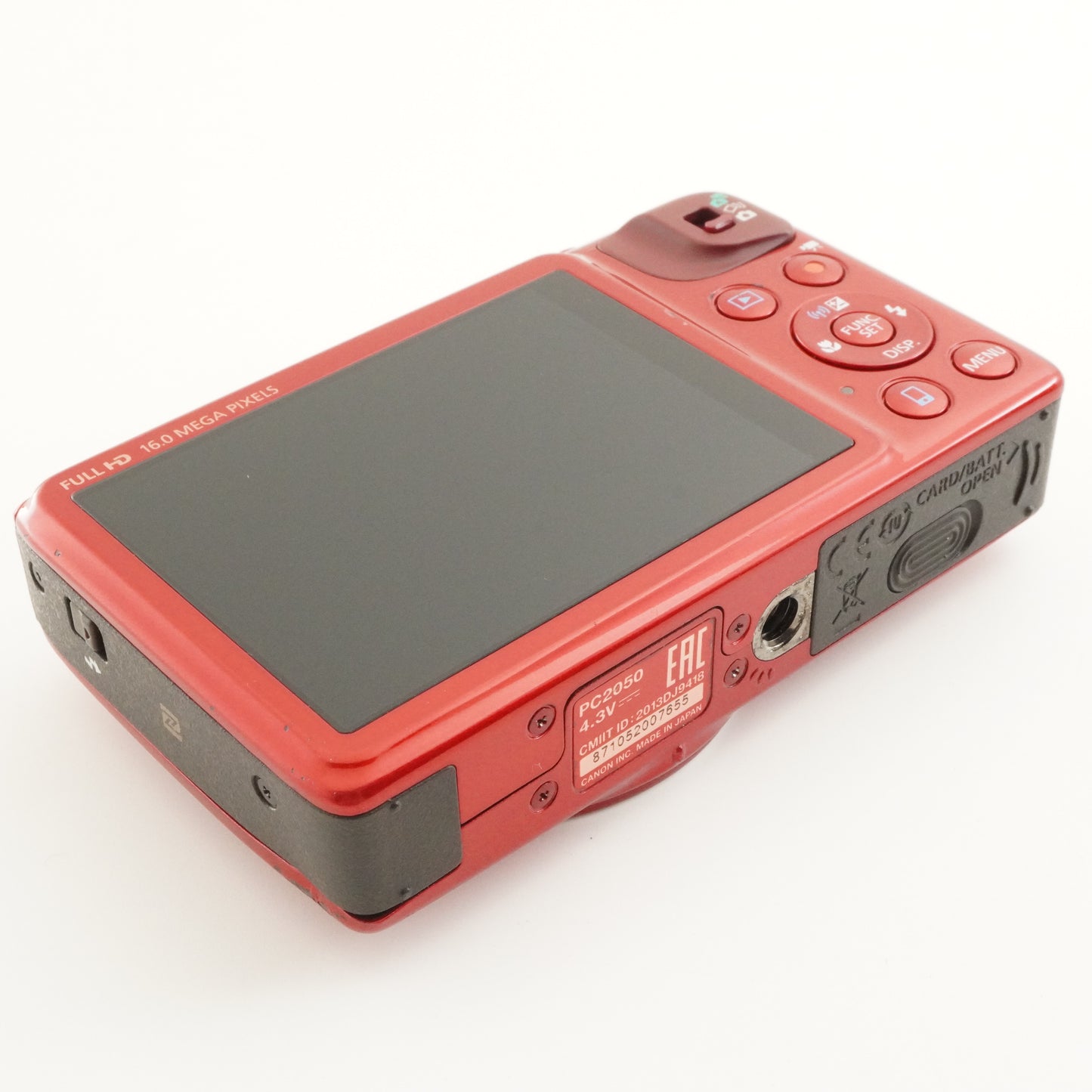Canon PowerShot SX600 HS Red + 4GB SDHC Card Digital Camera from Japan #9535