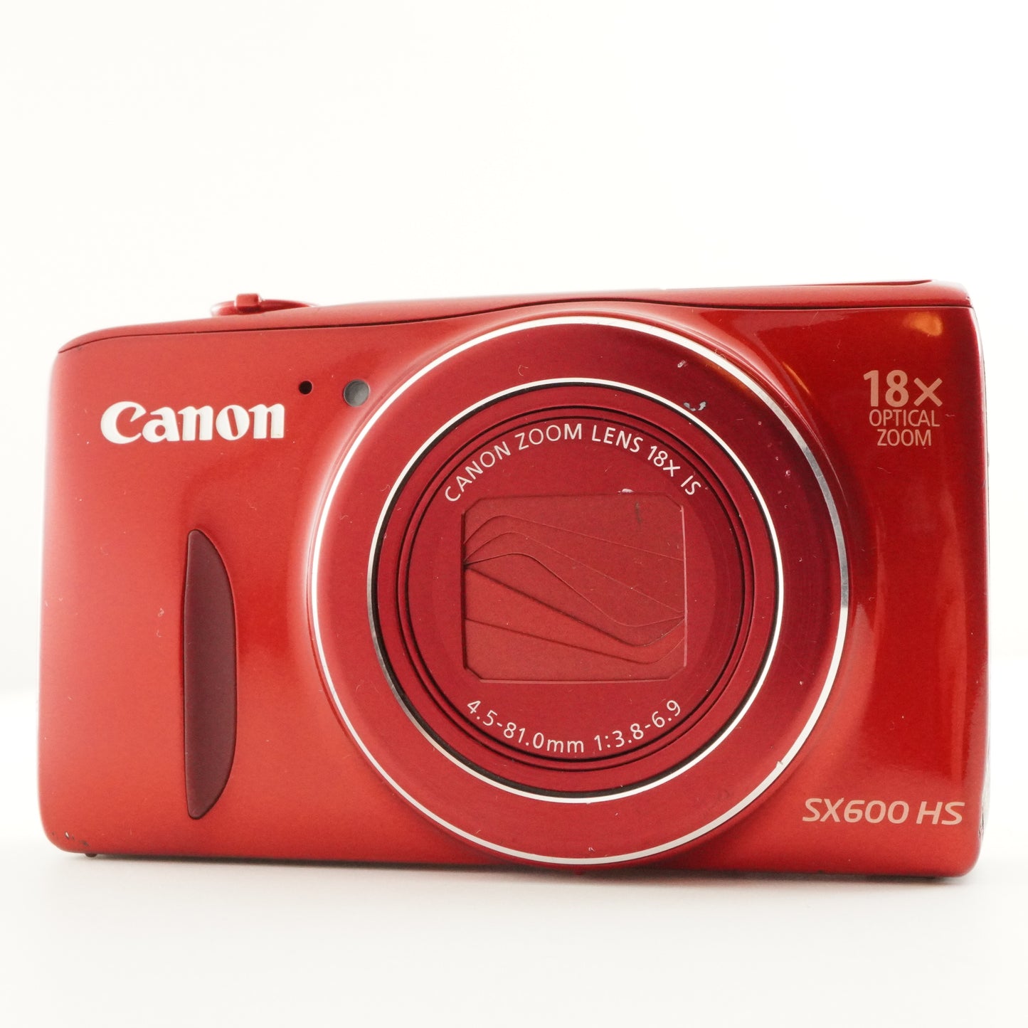 Canon PowerShot SX600 HS Red + 4GB SDHC Card Digital Camera from Japan #9535