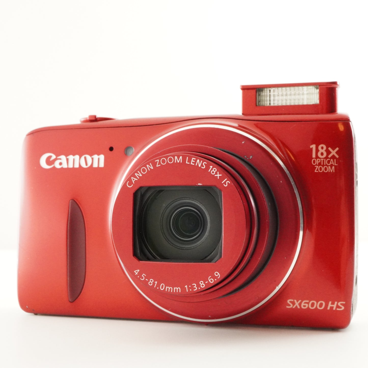 Canon PowerShot SX600 HS Red + 4GB SDHC Card Digital Camera from Japan #9535