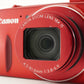 Canon PowerShot SX600 HS Red + 4GB SDHC Card Digital Camera from Japan #9535