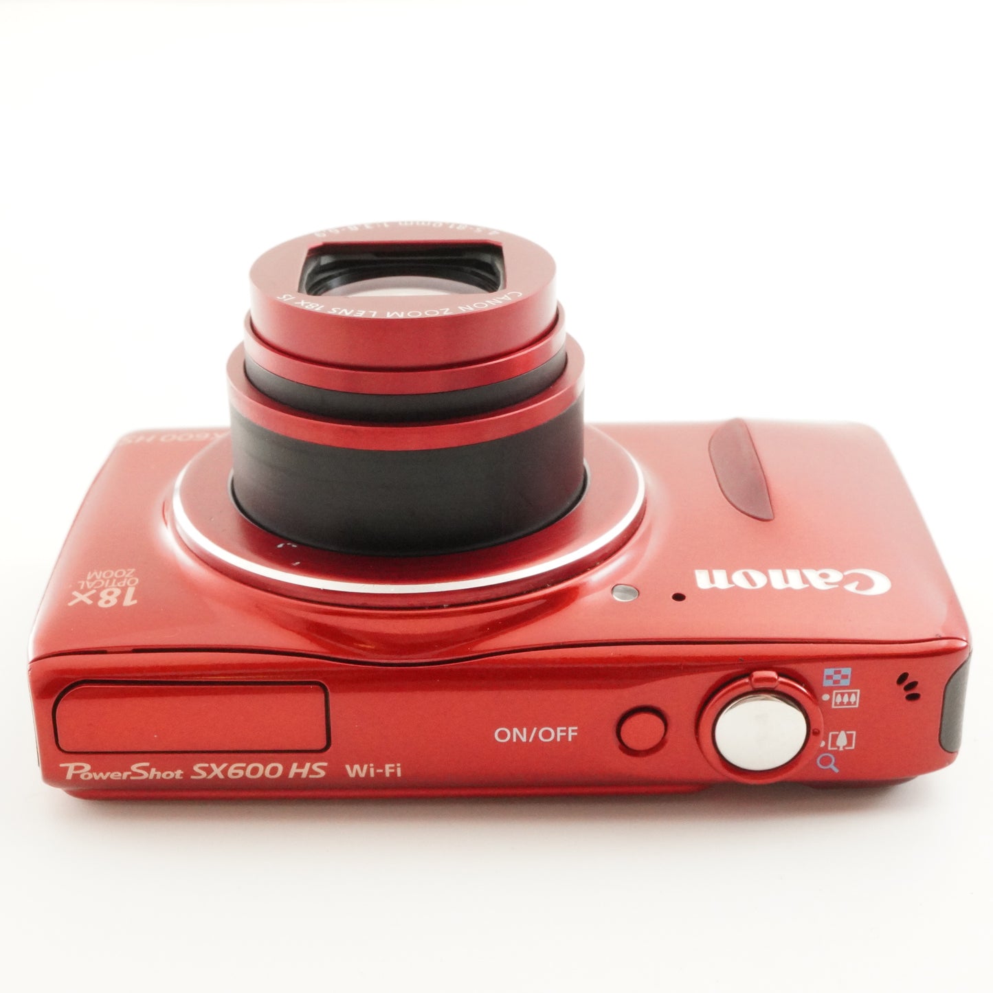 Canon PowerShot SX600 HS Red + 4GB SDHC Card Digital Camera from Japan #9535