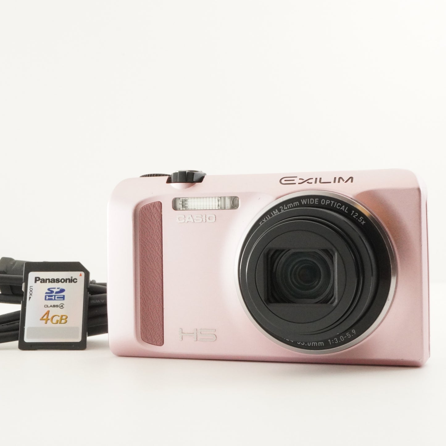 CASIO EXILIM EX-ZR400 Pink + 4GB SDHC Card Digital Camera from Japan #9540