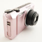 CASIO EXILIM EX-ZR400 Pink + 4GB SDHC Card Digital Camera from Japan #9540