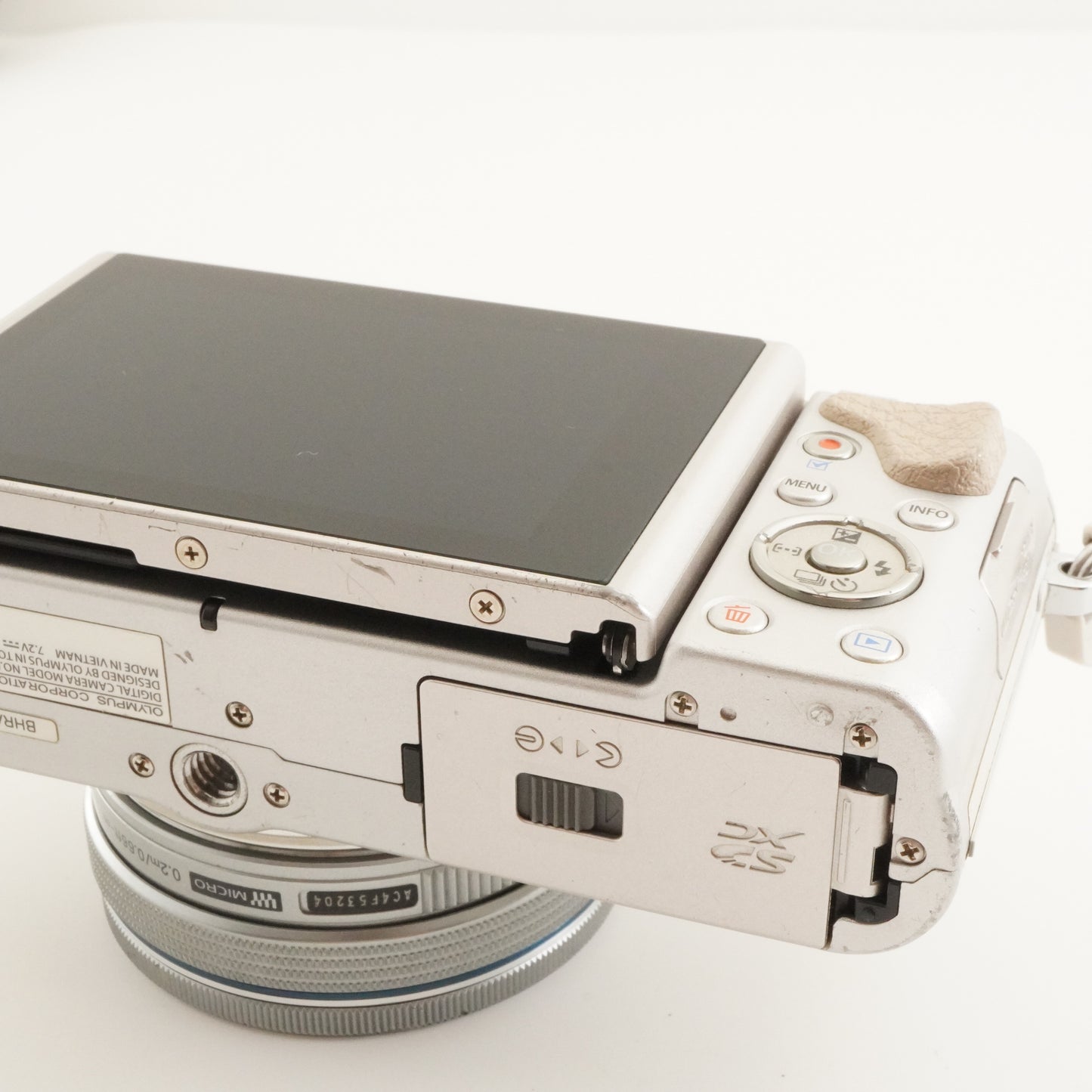 [10,290 Shots] OLYMPUS E-PL8 White +14-42 +40-150 In Box+16GBSD from Japan #9596
