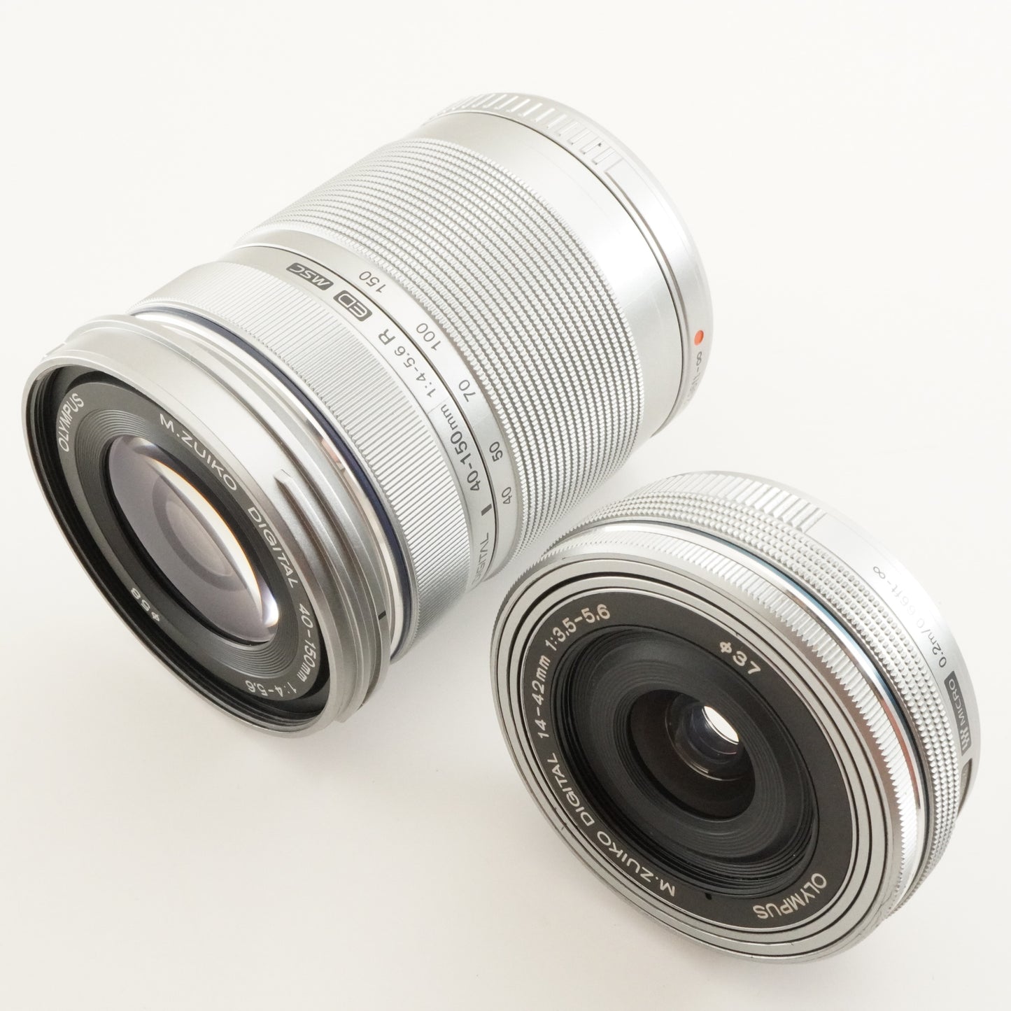 [10,290 Shots] OLYMPUS E-PL8 White +14-42 +40-150 In Box+16GBSD from Japan #9596