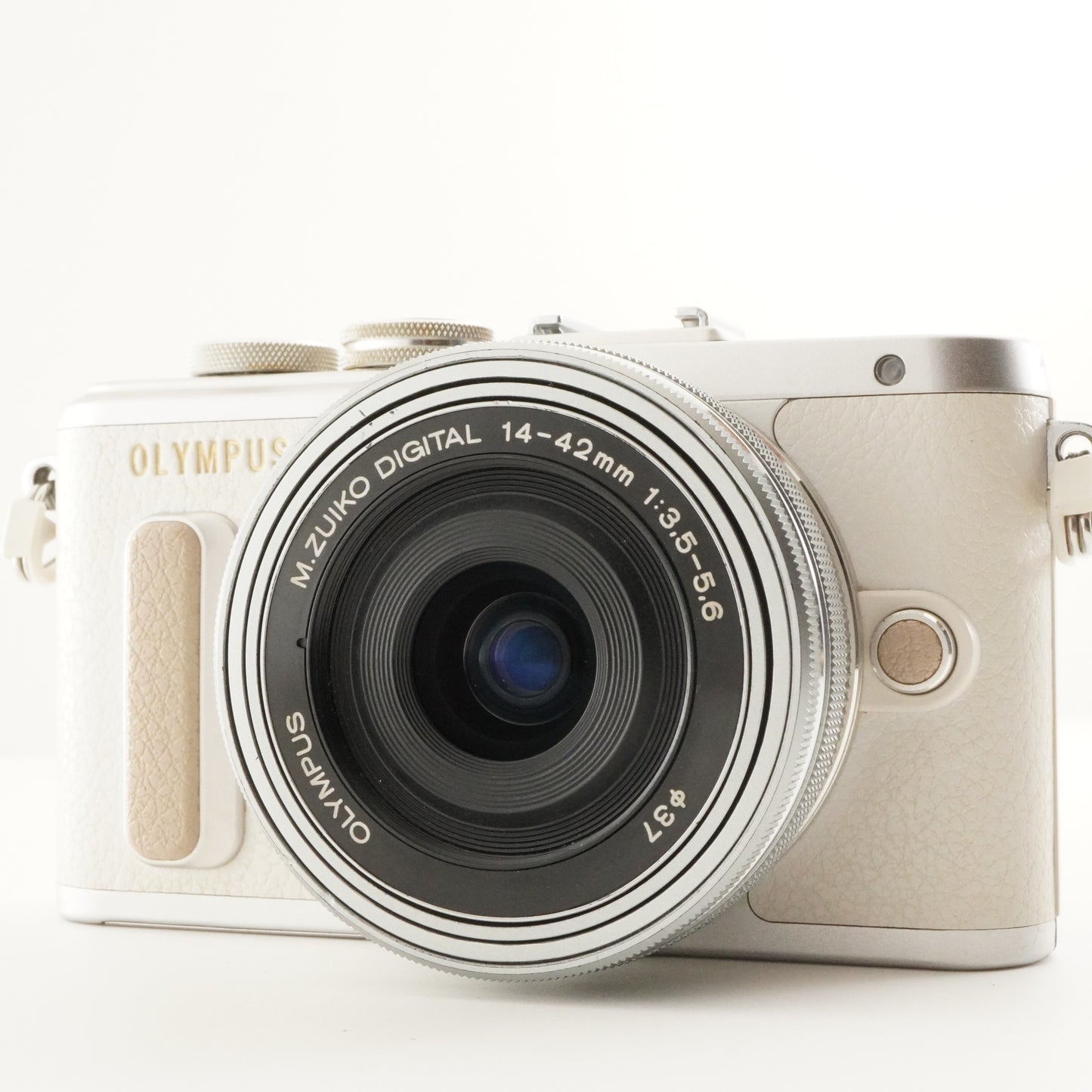 [10,290 Shots] OLYMPUS E-PL8 White +14-42 +40-150 In Box+16GBSD from Japan #9596