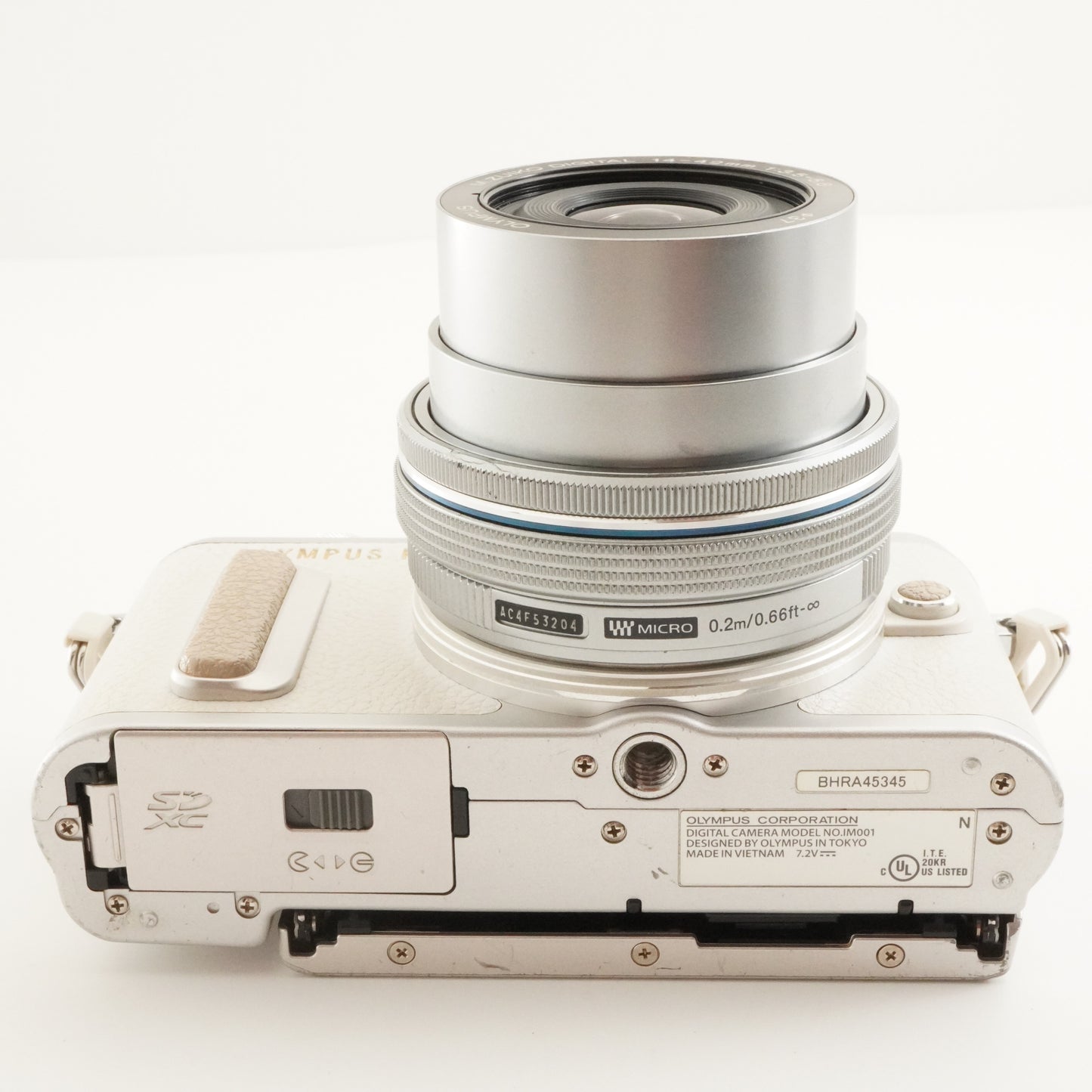 [10,290 Shots] OLYMPUS E-PL8 White +14-42 +40-150 In Box+16GBSD from Japan #9596