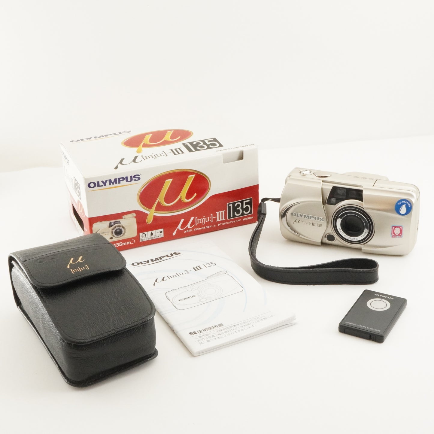 OLYMPUS mju III 135 [mju:] In Box Point & Shoot Film Camera from Japan #9605