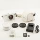 [822 Shots] Nikon 1 J4 White + 10-30mm + 4GB micro SD + Case from Japan #9647