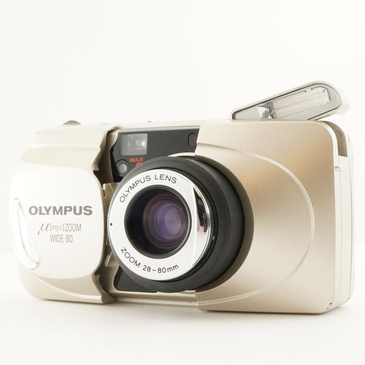 OLYMPUS mju ZOOM WIDE 80 [mju:] Point & Shoot Film Camera from Japan #9694