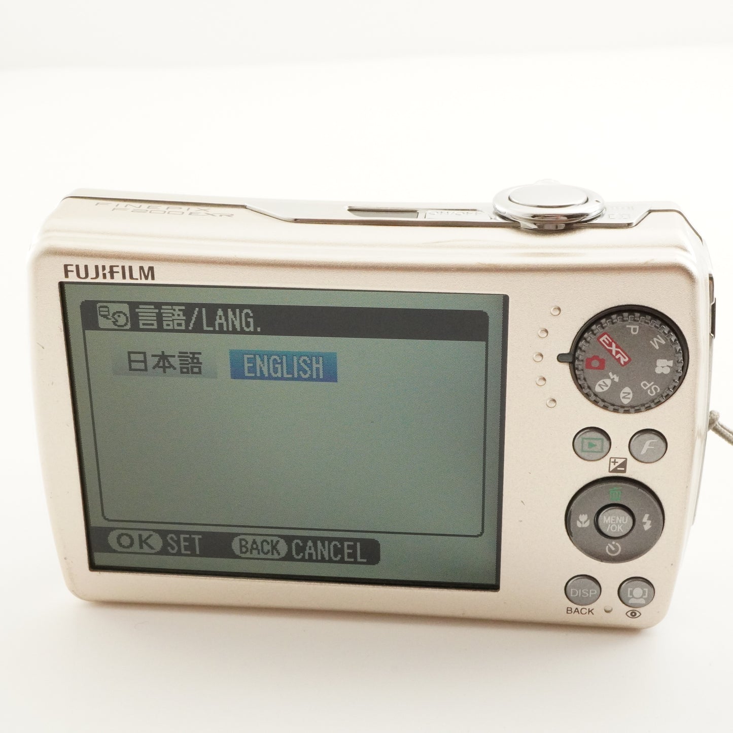 FUJIFILM FinePix F200 EXR Silver + 4GB SDHC Card Digital Camera from Japan #9709