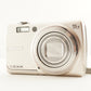 FUJIFILM FinePix F200 EXR Silver + 4GB SDHC Card Digital Camera from Japan #9709