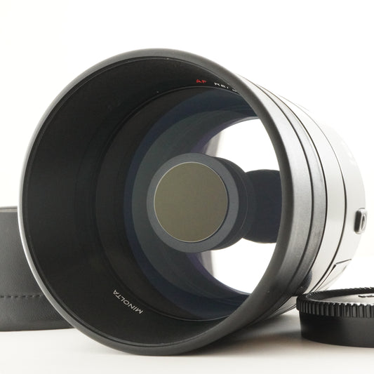 MINOLTA AF REFLEX 500mm F8 Telephoto Mirror Lens from Japan #9735